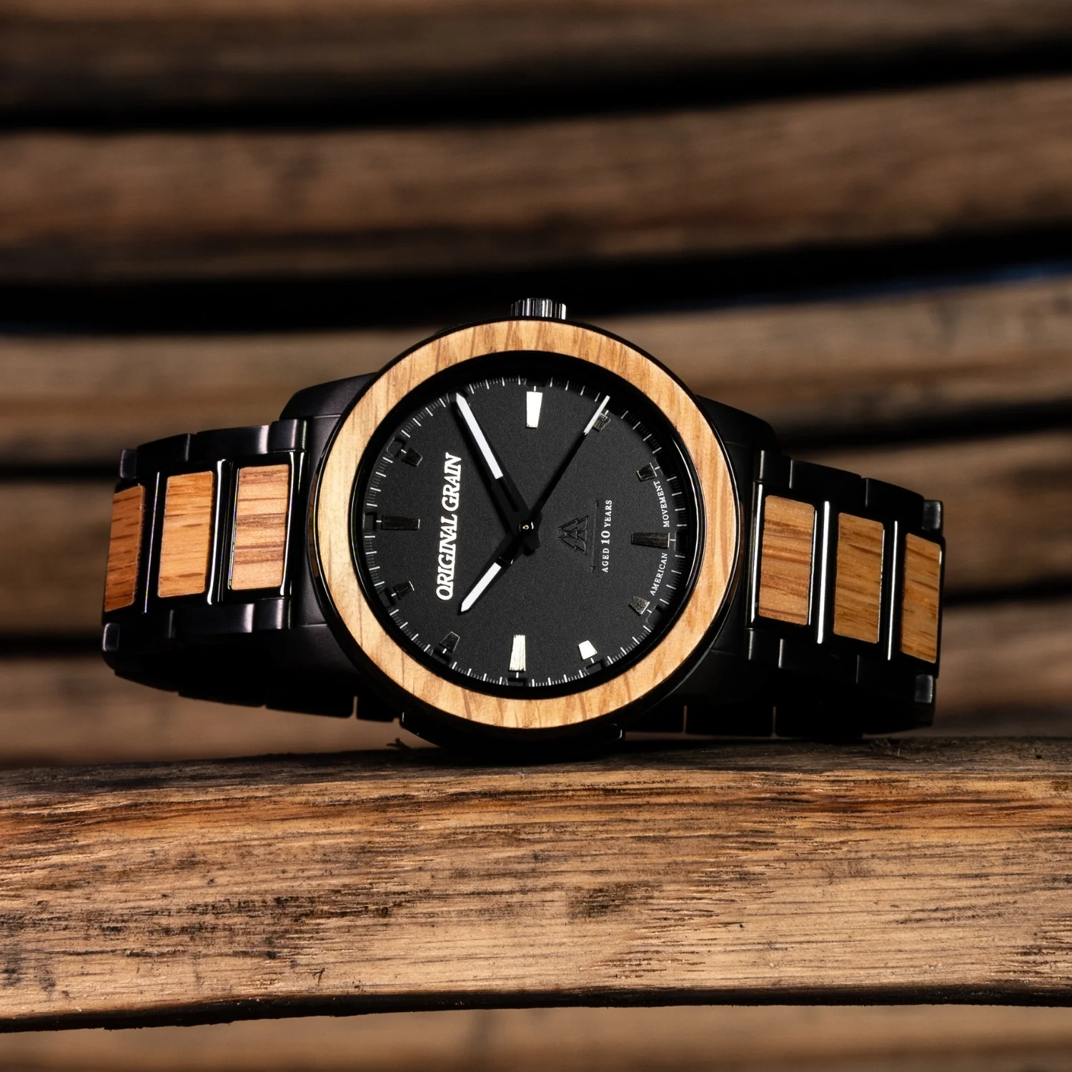 American Heritage Bourbon Barrels Black 42mm - Image 3