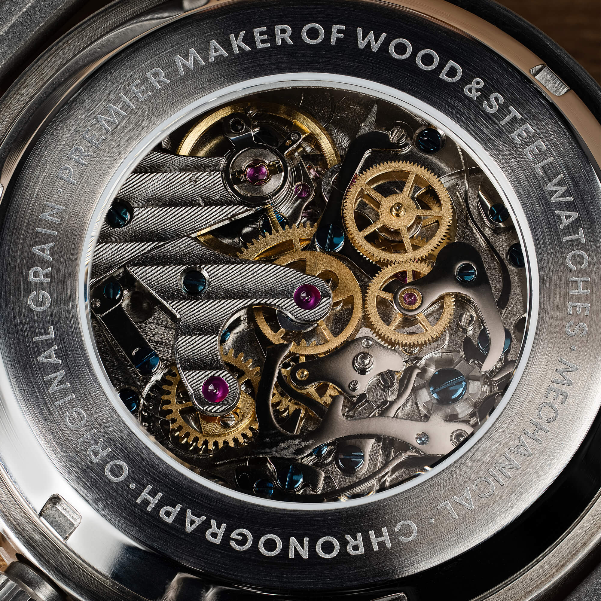 Brewmaster Silver Mechanical Chrono 44mm - Image 4