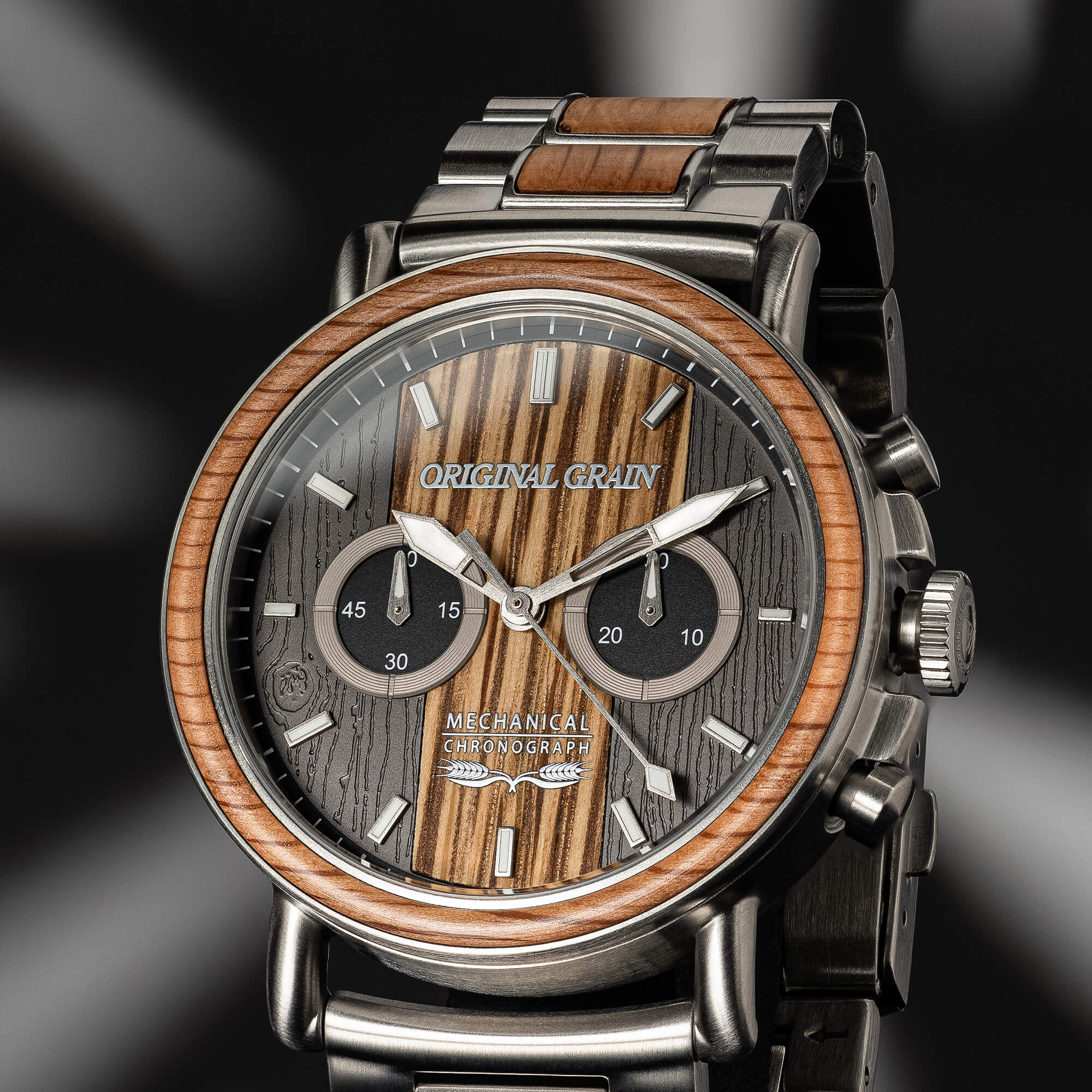 Brewmaster Silver Mechanical Chrono 44mm - Image 6