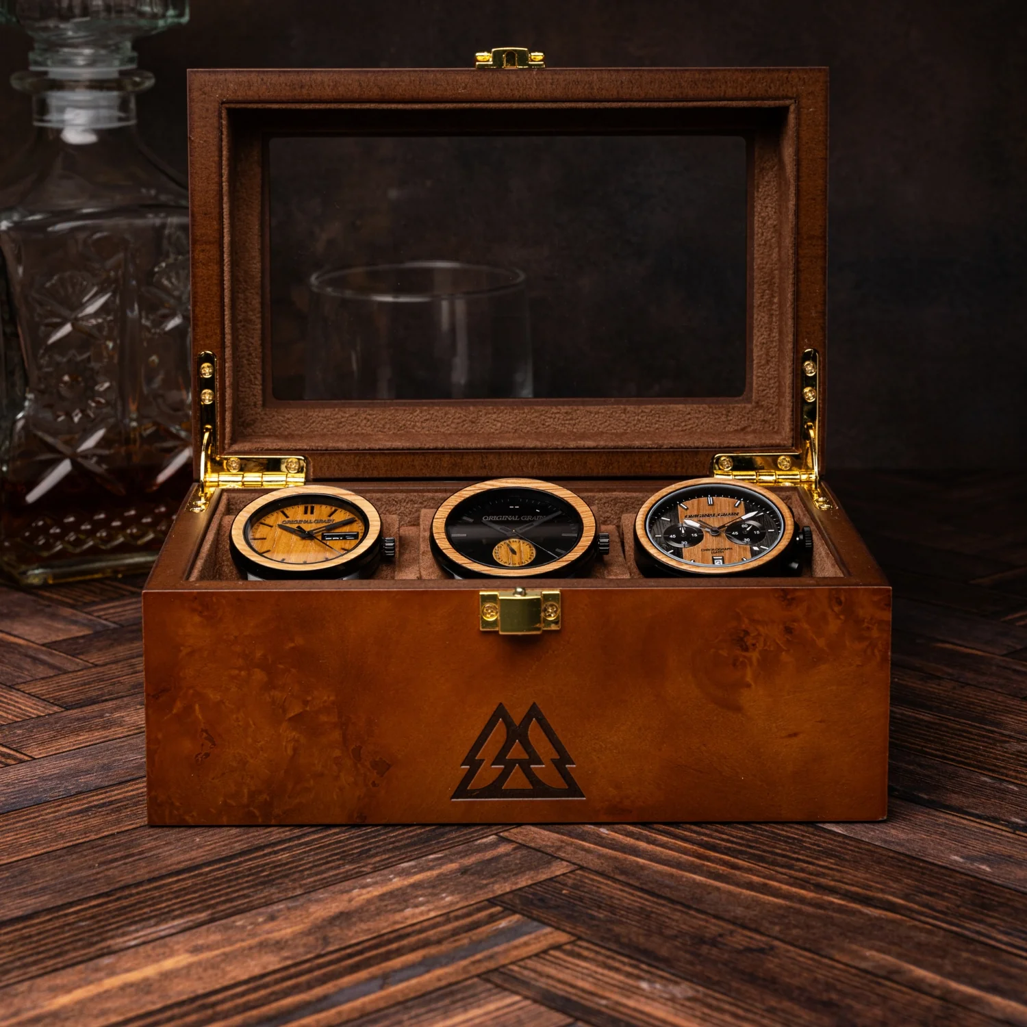Burlwood 3 Watch Display - Image 4