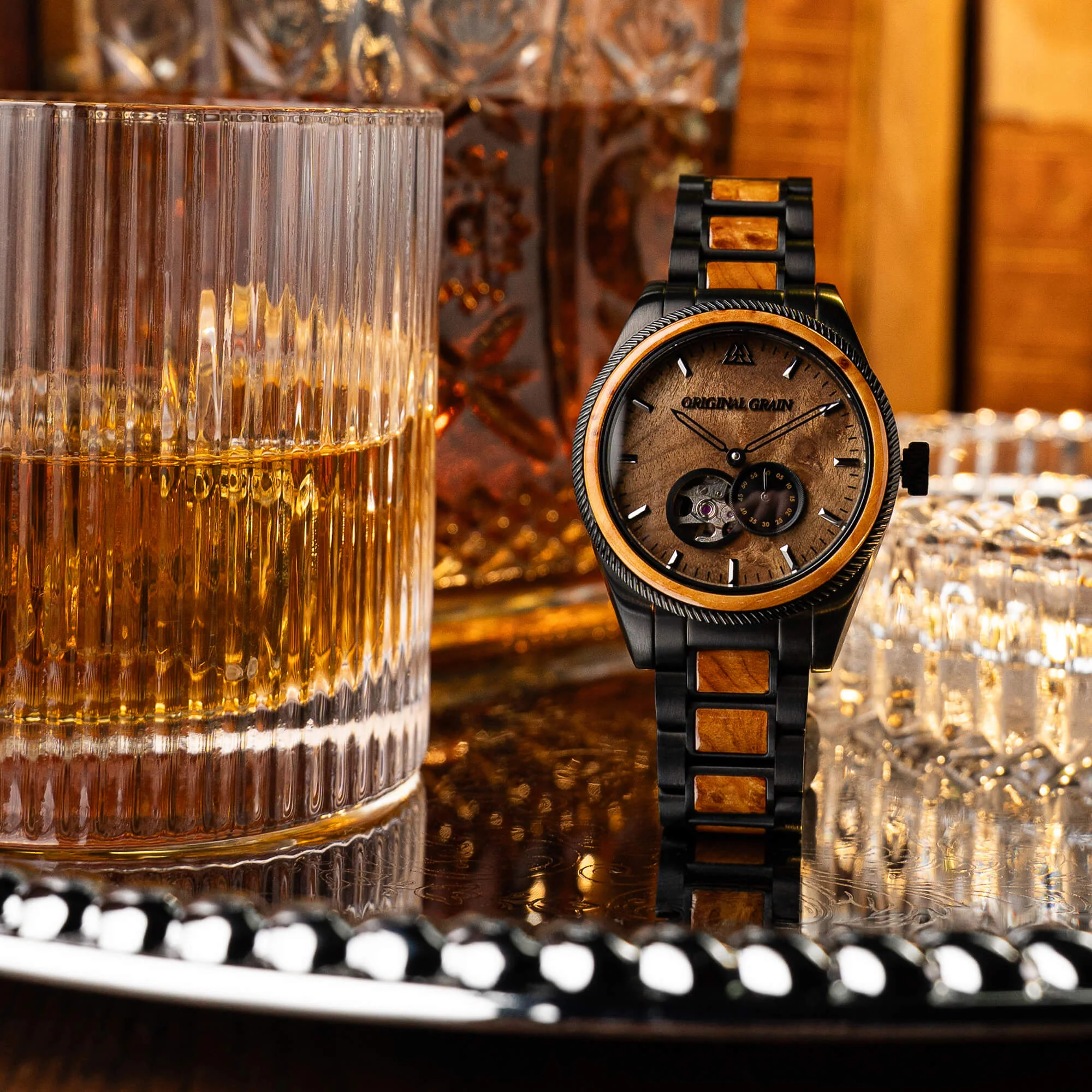 Burlwood Black Vintage Automatic 40mm - Image 3
