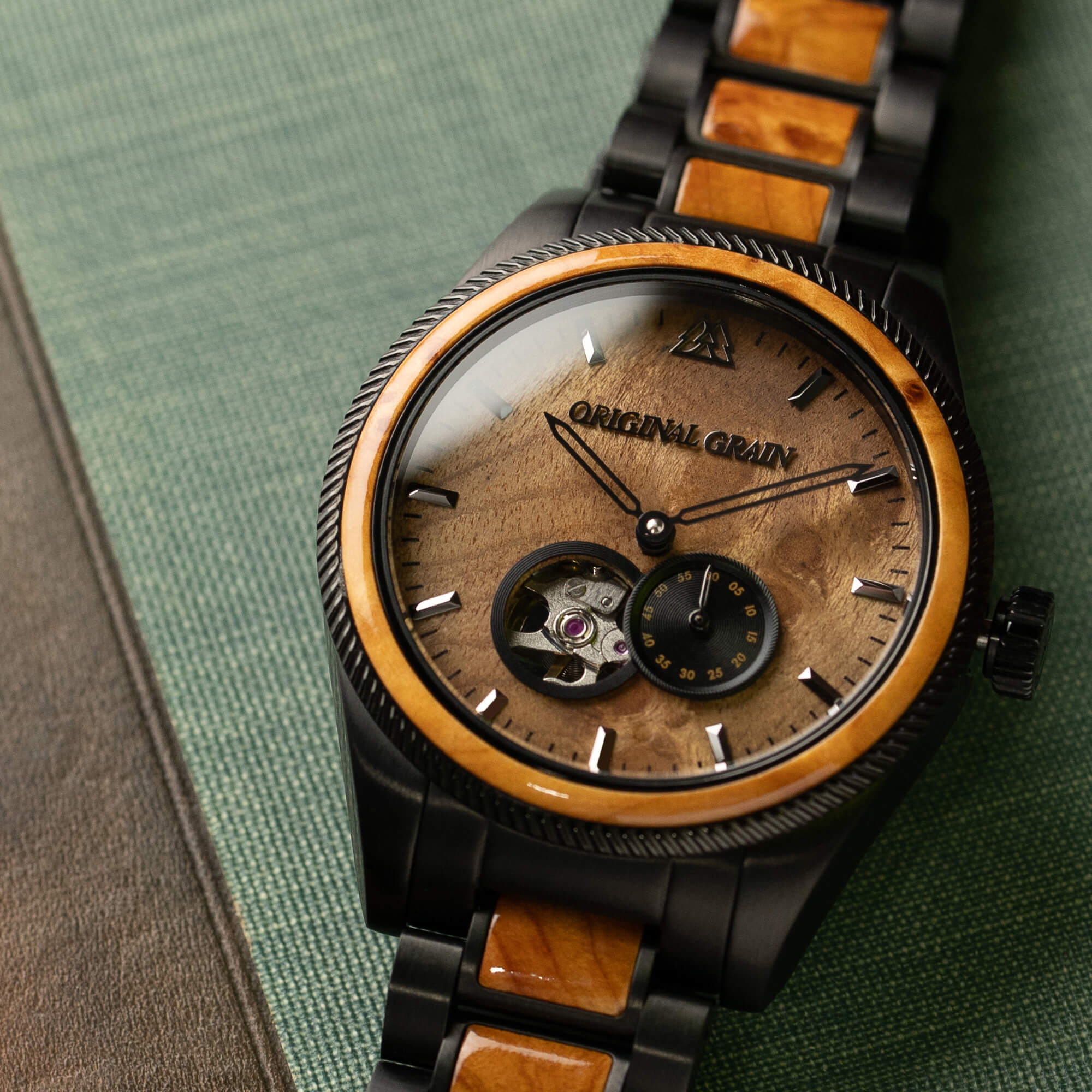 Burlwood Black Vintage Automatic 40mm - Image 5