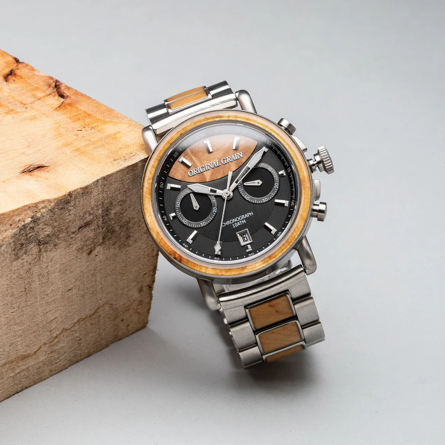 Burlwood Chrono + Whiskey Brown Sunglass Gift Kit - Image 4