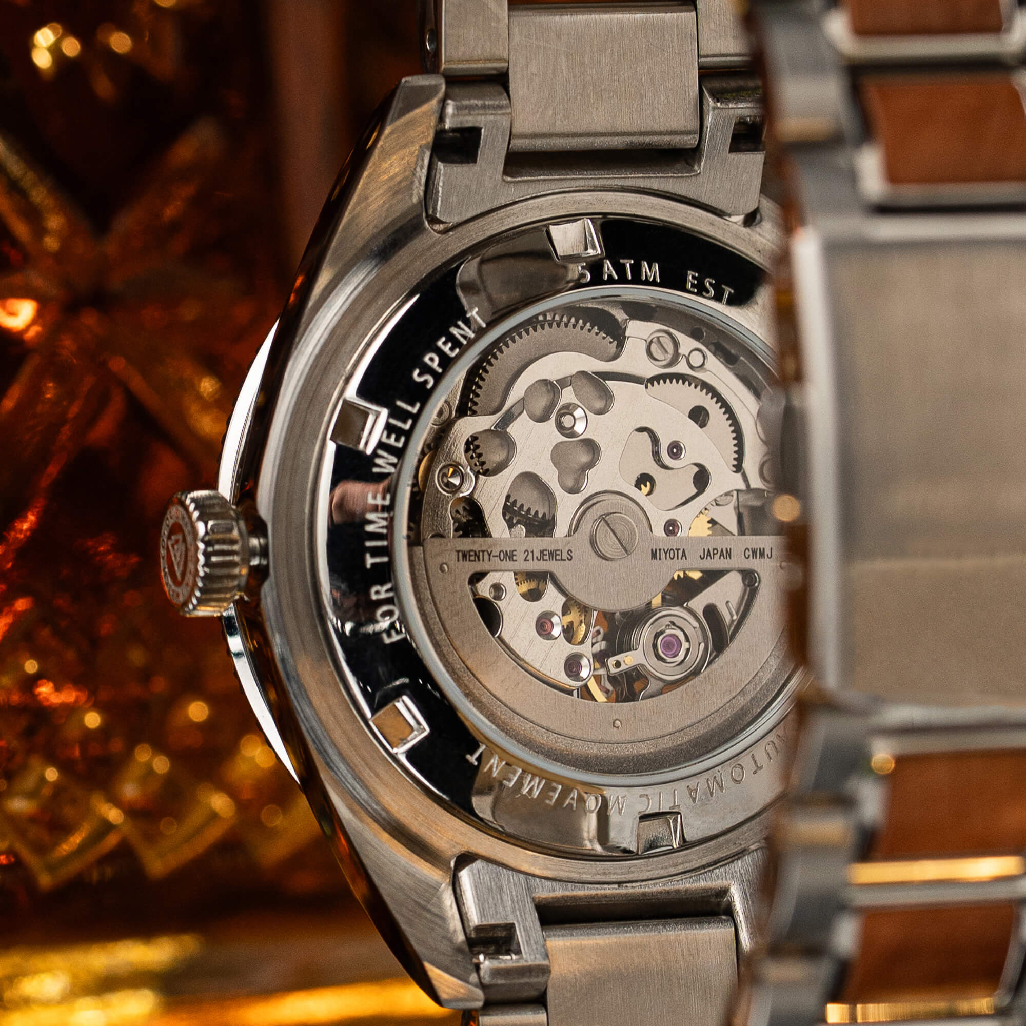 Burlwood Silver Vintage Automatic 40mm - Image 6
