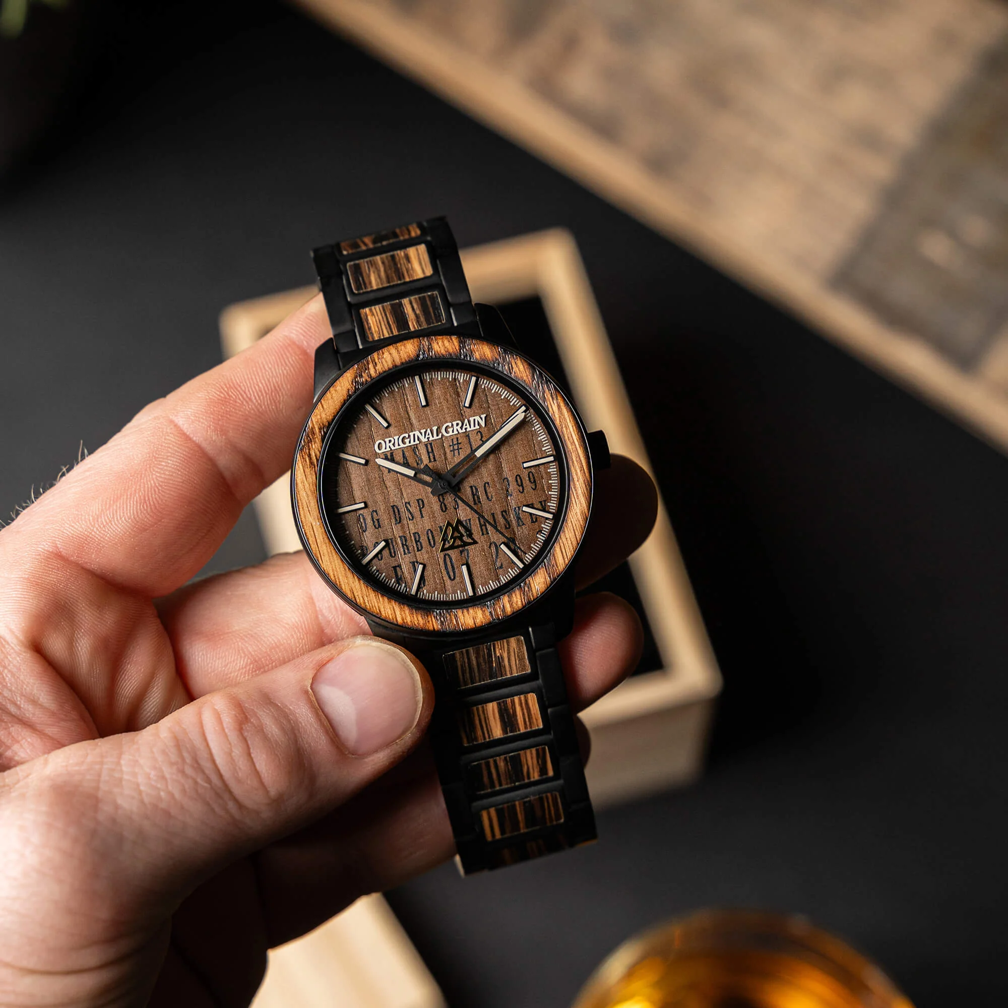 Charred Whiskey Barrel 46mm - Image 6