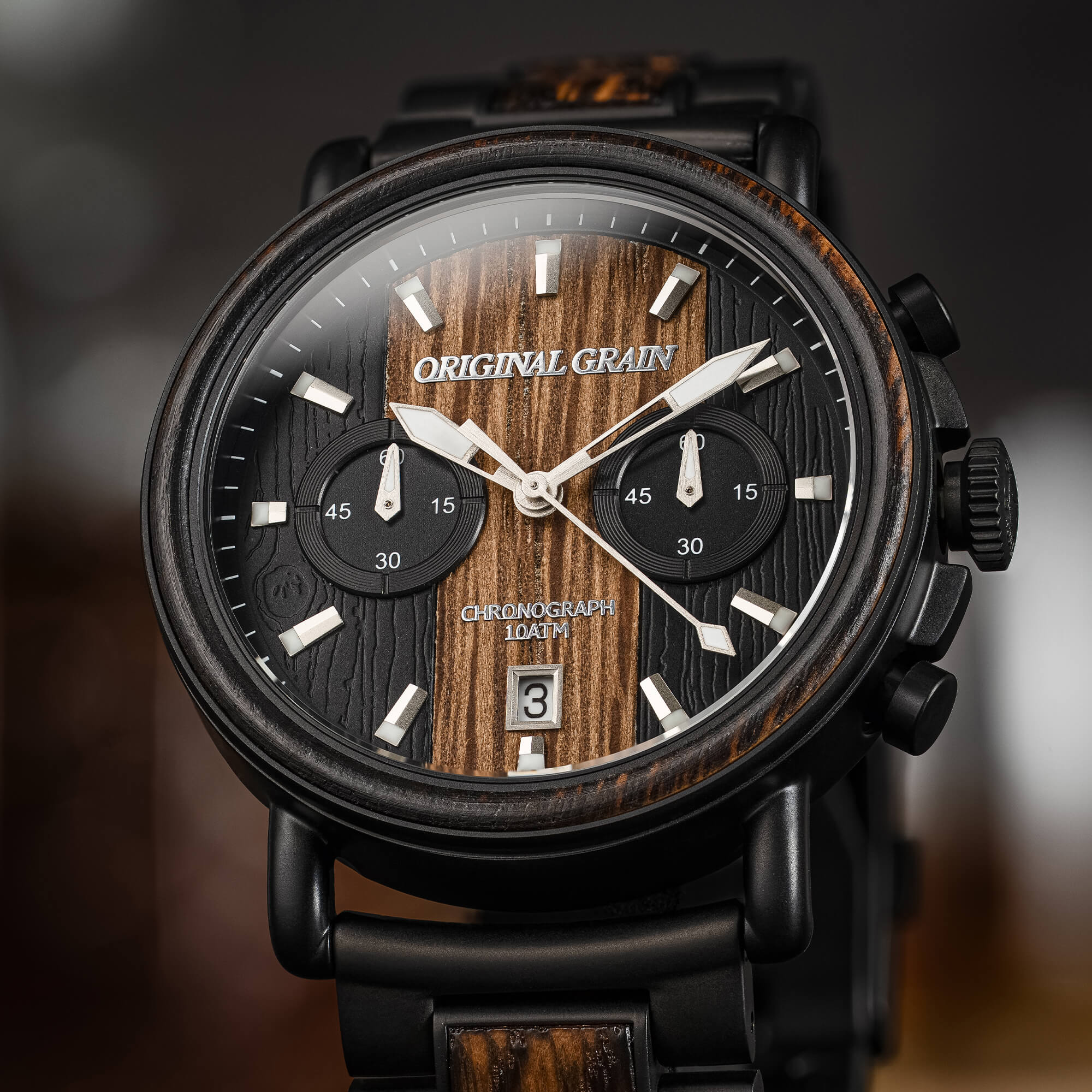 Charred Whiskey Black Dial Chrono 44mm - Image 6