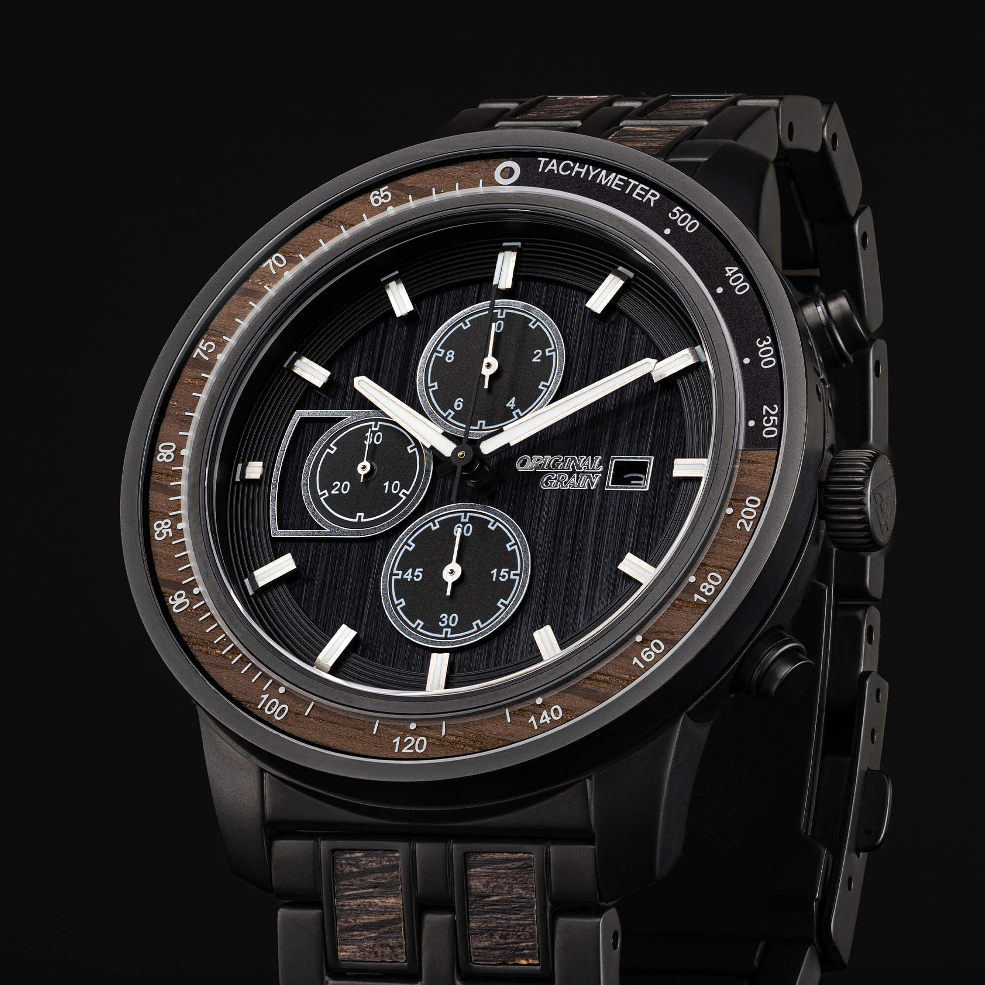 Whiskey Charred Barrel Solar Chrono 45mm - Image 4