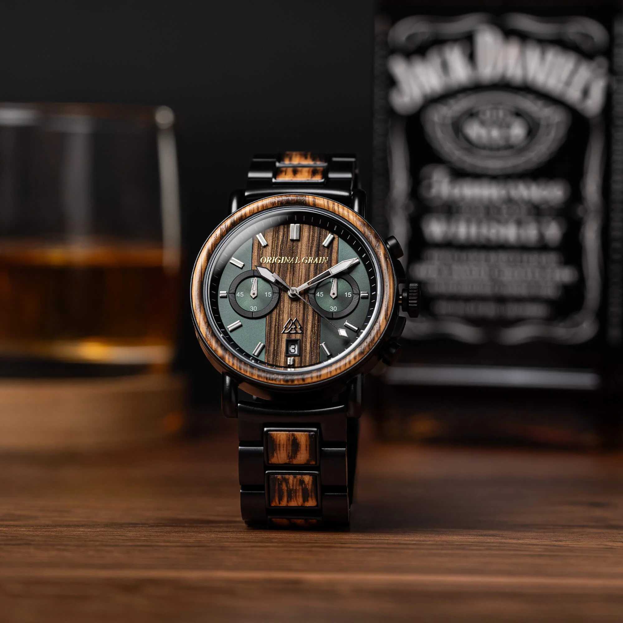 Charred Whiskey Green Chrono 44mm - Image 4