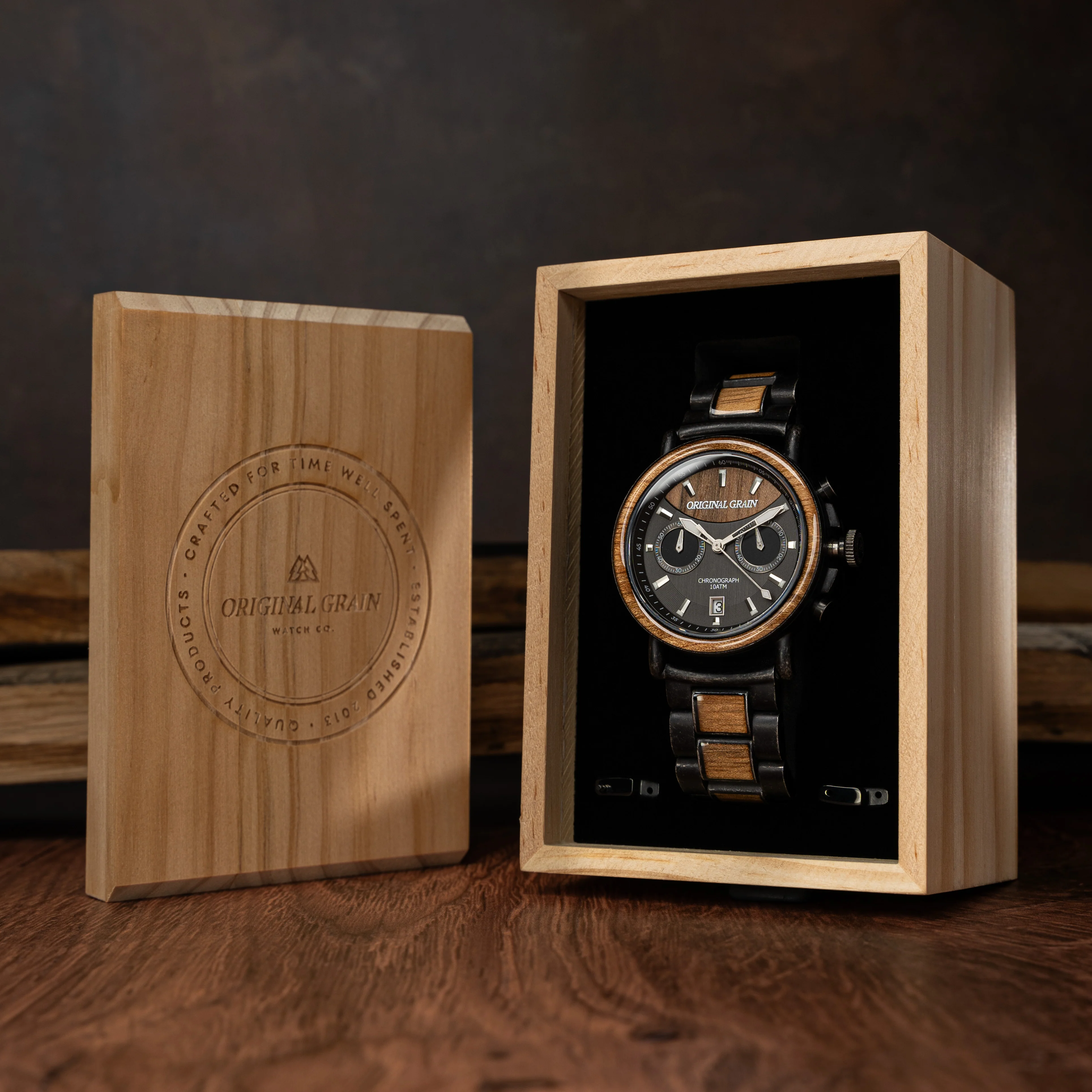 Koa Stonewashed Steel Chrono 44mm - Image 3
