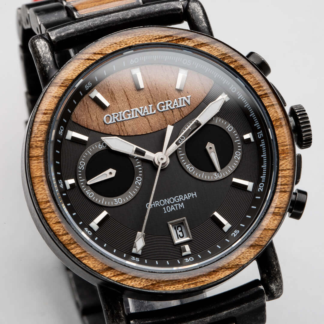 Koa Stonewashed Steel Chrono 44mm - Image 4