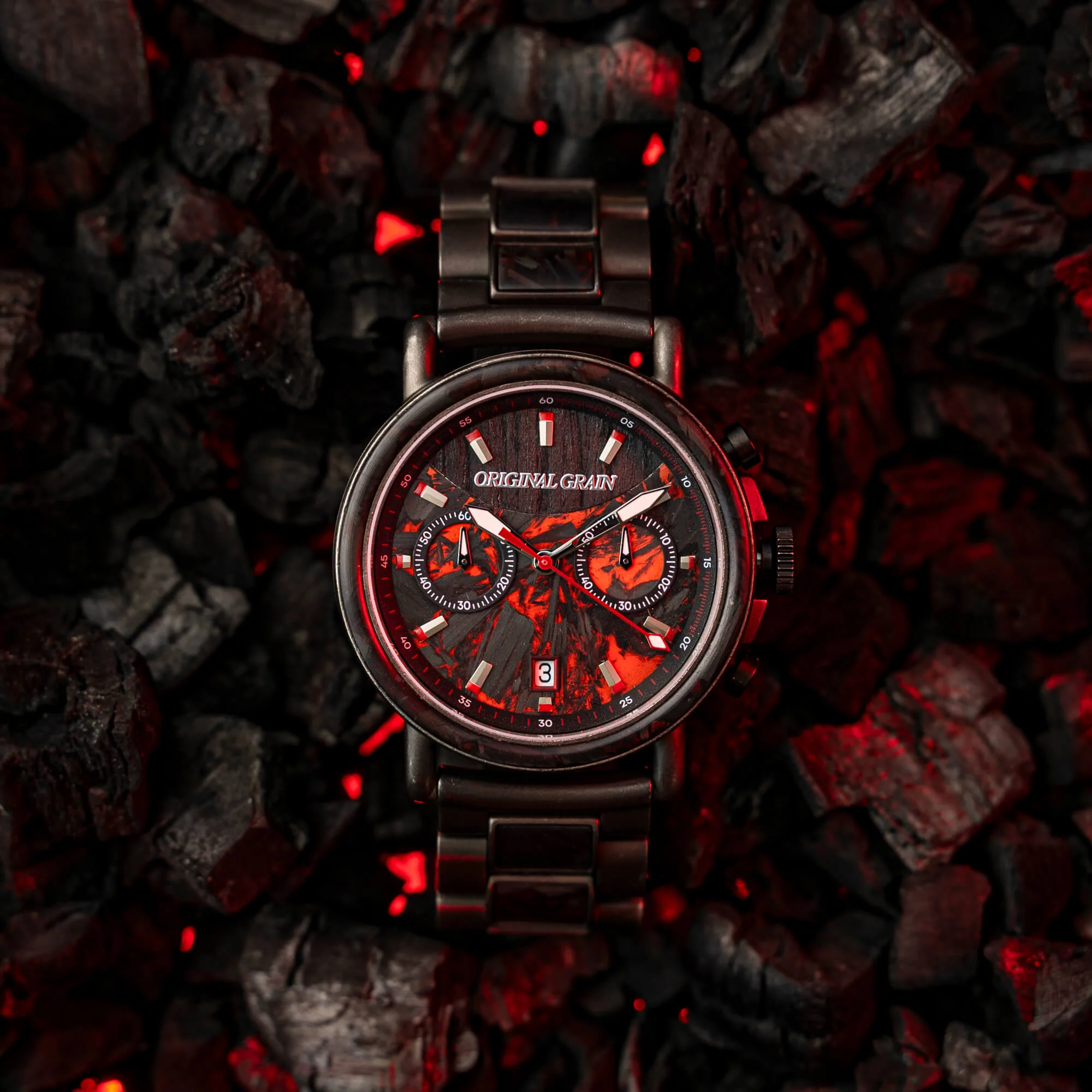 Forest Fire Red Chrono 44mm - Image 4