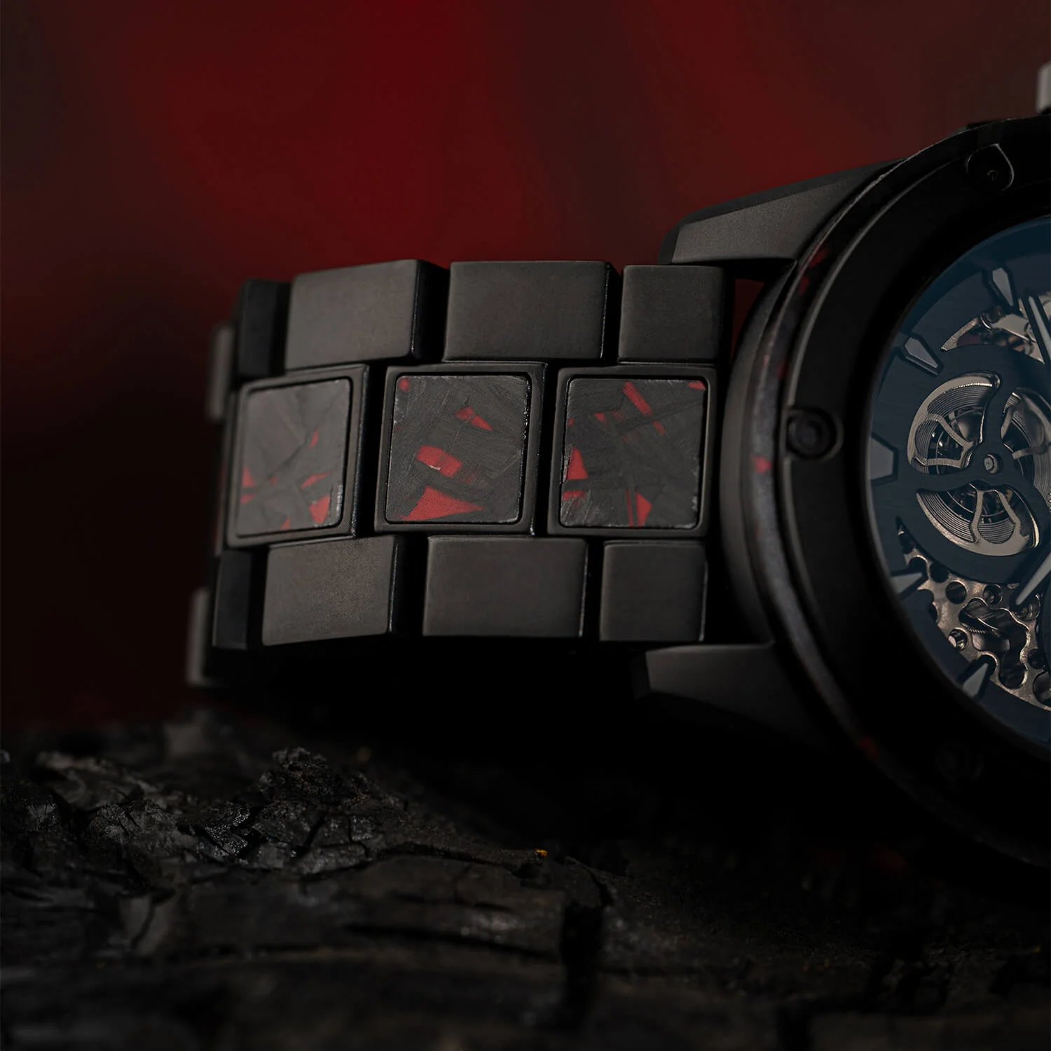 Forest Fire Red Rugged Auto 44mm - Image 7