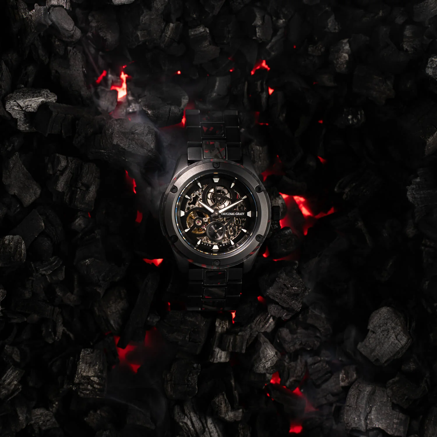 Forest Fire Red Rugged Auto 44mm - Image 8