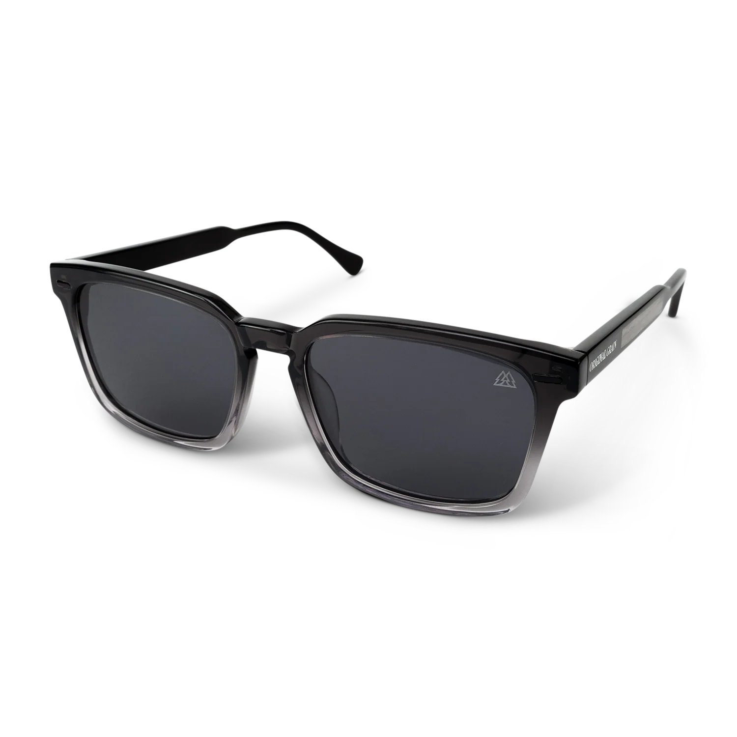 Sunset Grey oak Transparent Black Sunglasses - Image 3