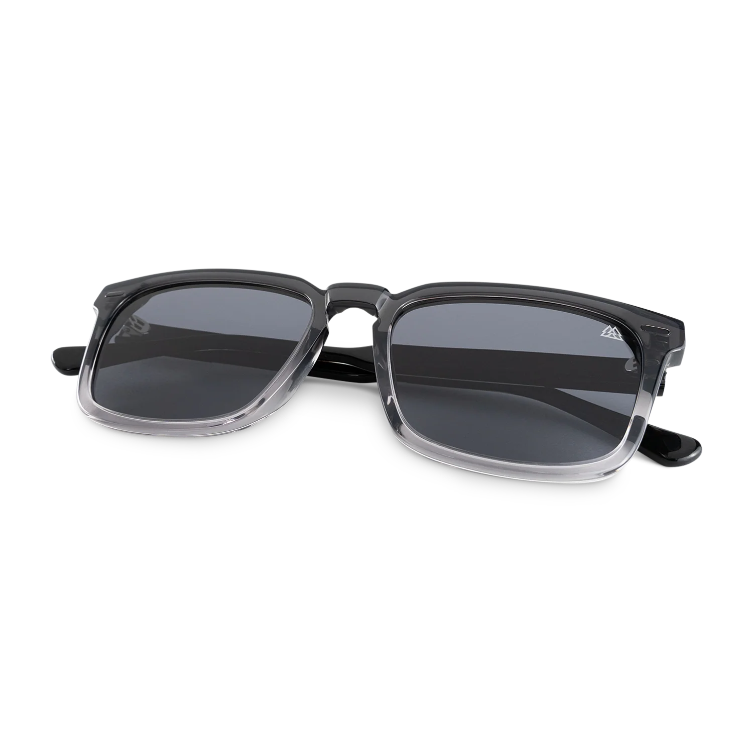 Sunset Grey oak Transparent Black Sunglasses - Image 4