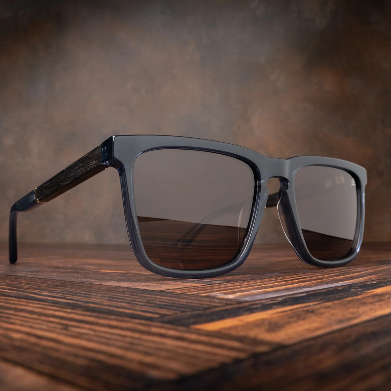 Revival Blue Oak Transparent Sunglass - Image 3