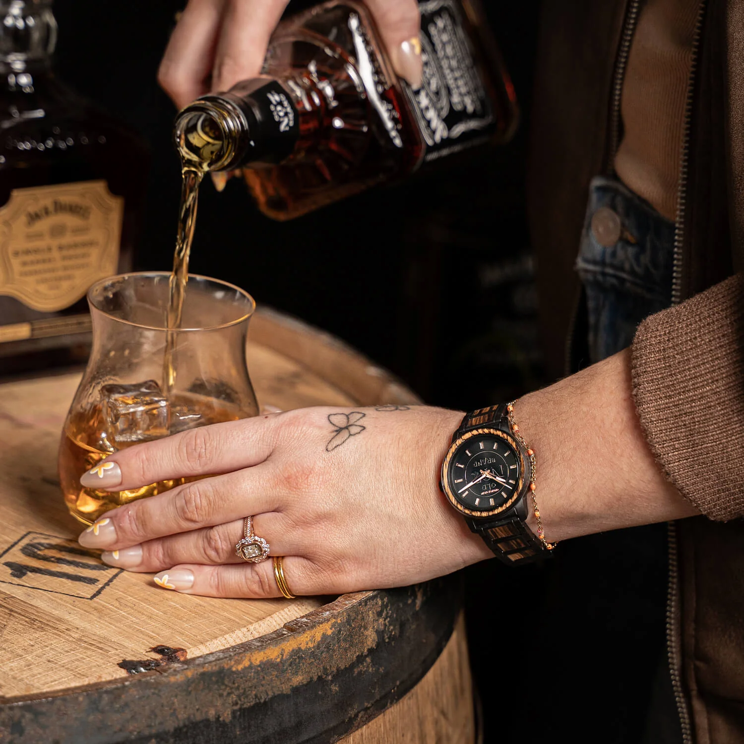 JACK DANIEL'S BLACK WOMENS BARREL 36MM - Image 5