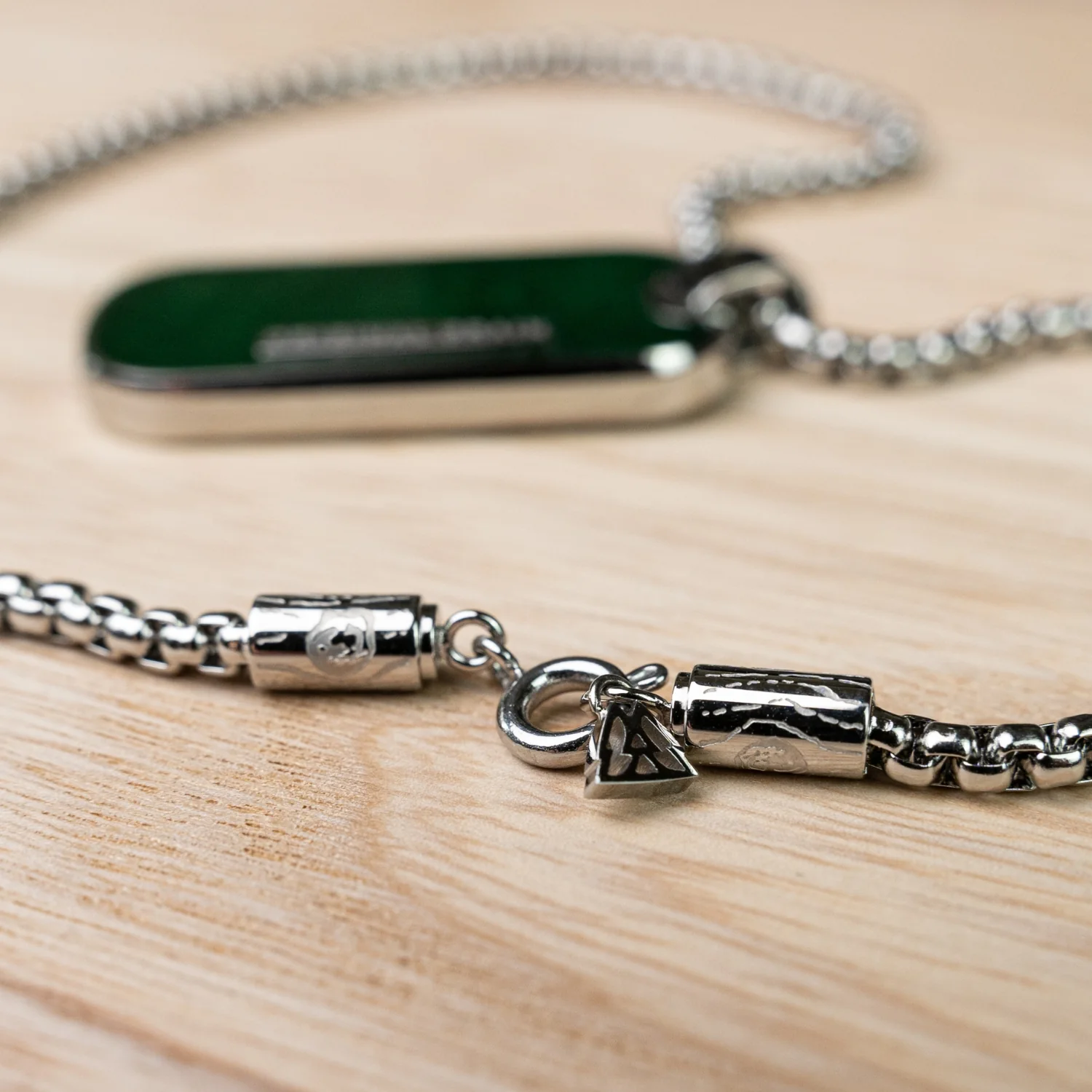 Jade Silver Dog Tag - Image 3