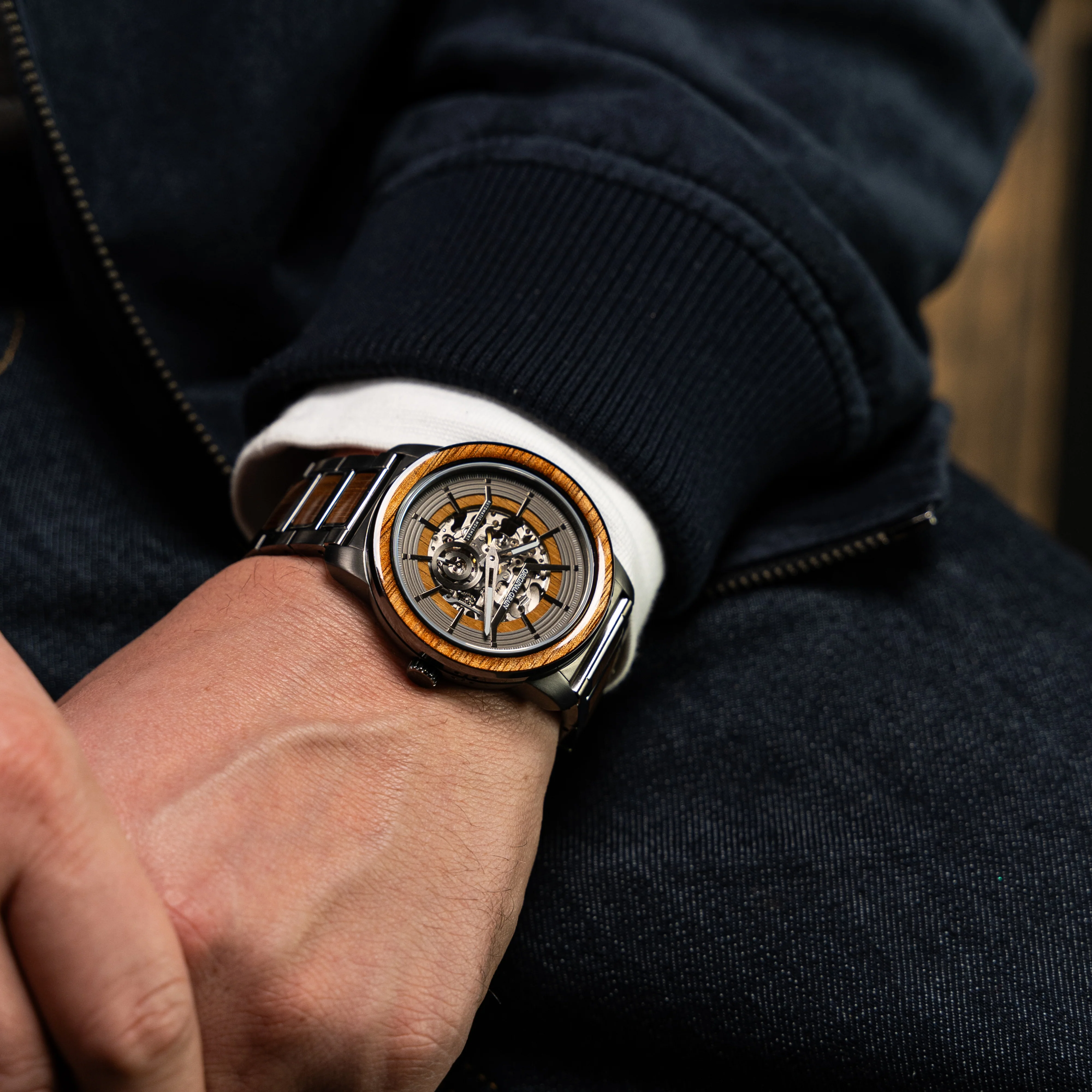 Koa Gunmetal Barrel Automatic 46mm - Image 3