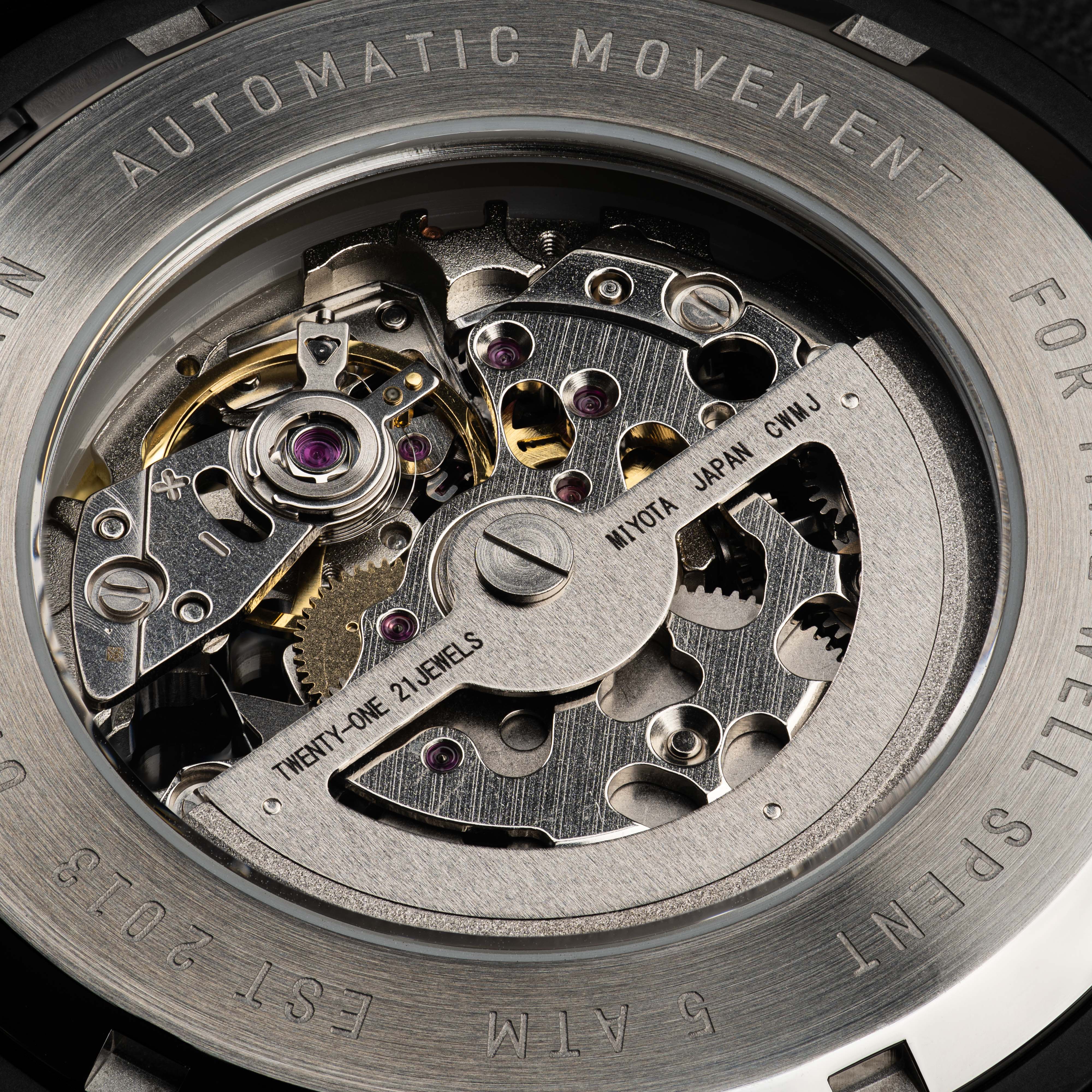 Koa Gunmetal Barrel Automatic 46mm - Image 4