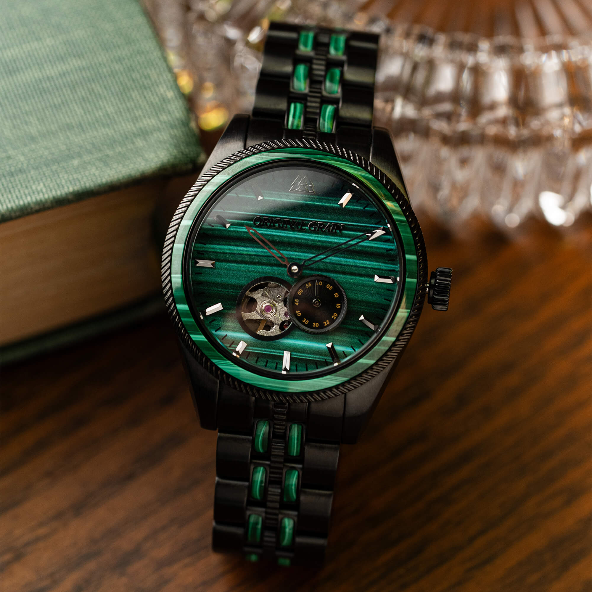 Malachite Black Vintage Automatic 40mm - Image 3