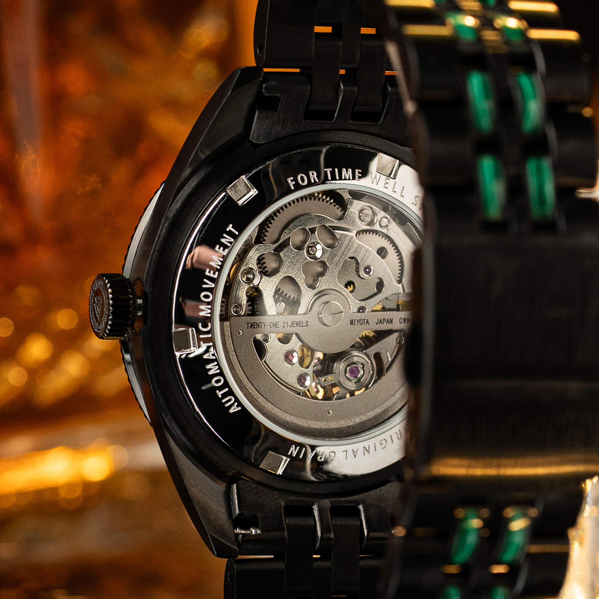 Malachite Black Vintage Automatic 40mm - Image 5