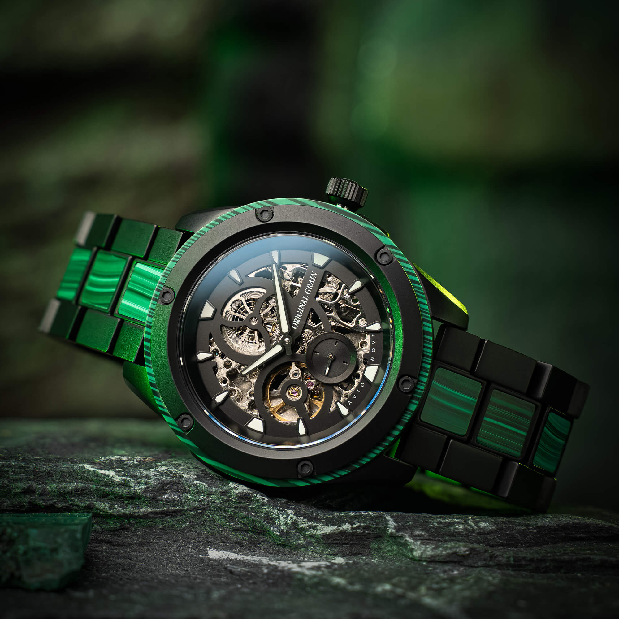 Malachite Rugged Black Automatic 45mm - Image 2