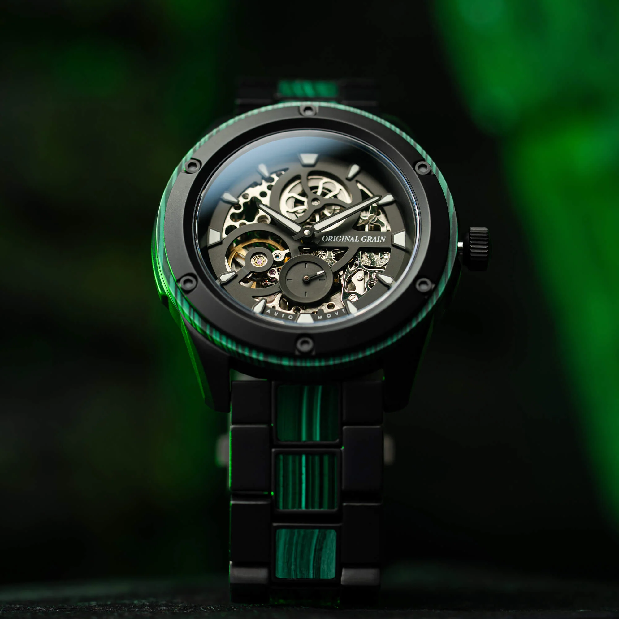 Malachite Rugged Black Automatic 45mm - Image 5
