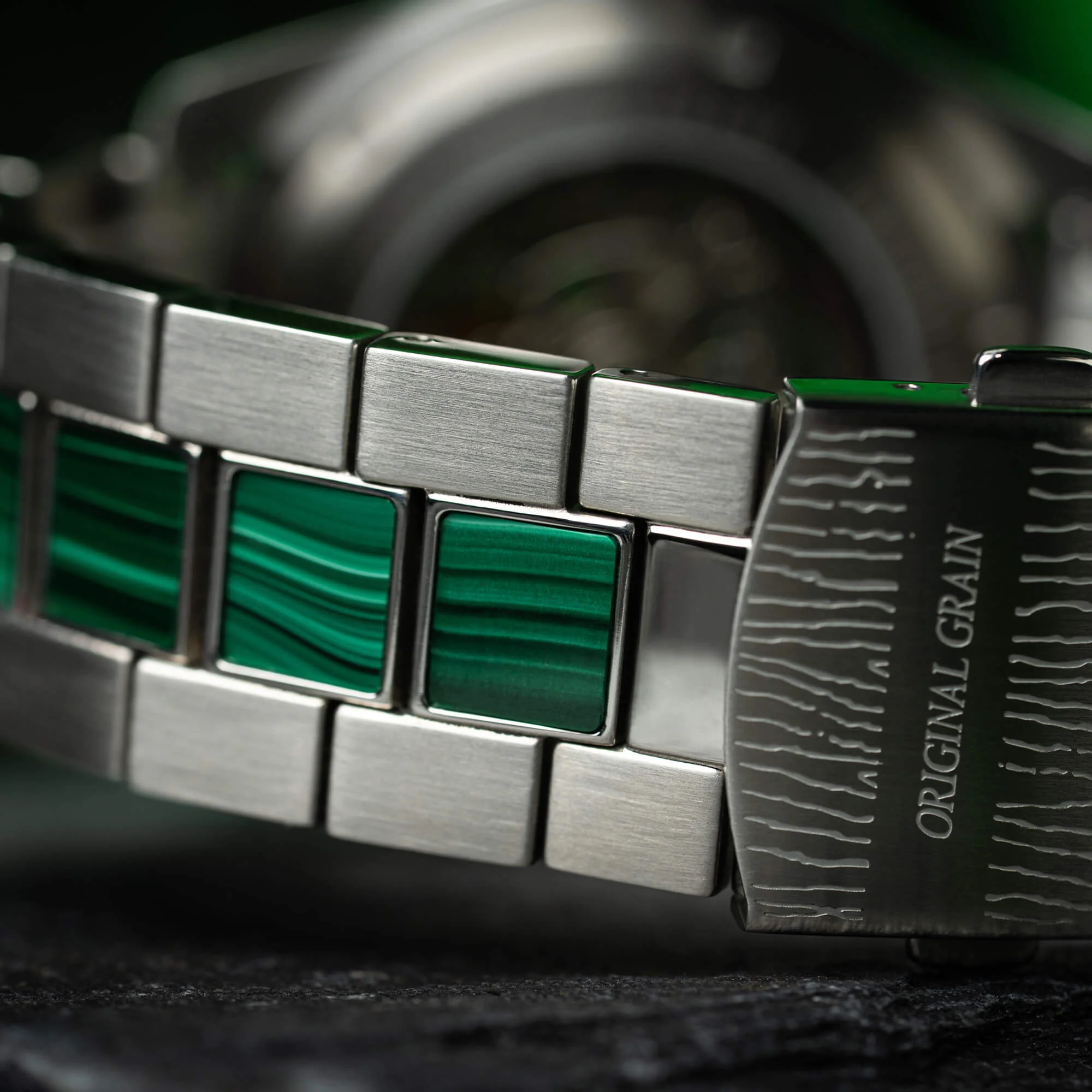 Malachite Rugged Silver Automatic 45mm - Image 7
