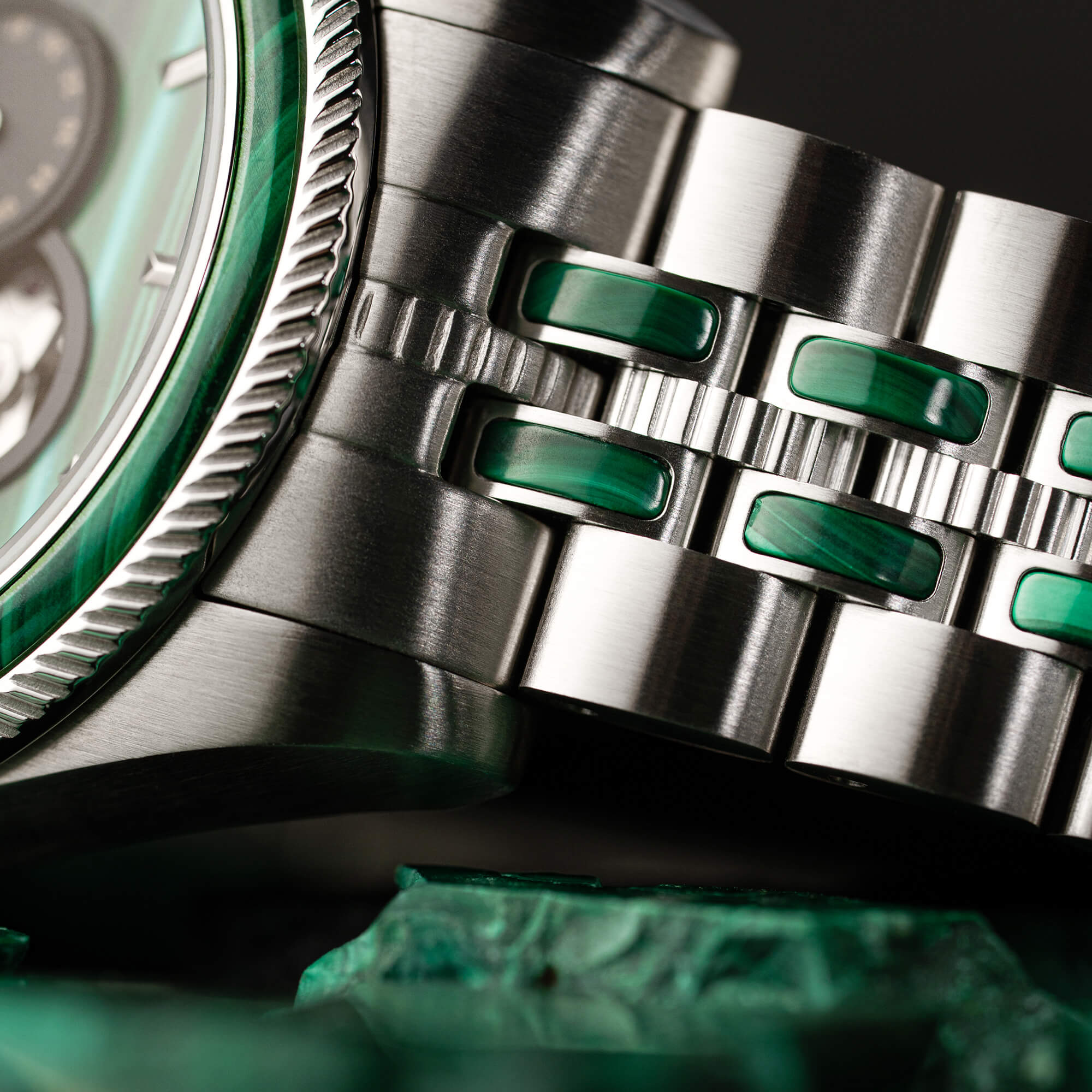 Malachite Silver Vintage Automatic 40mm - Image 5