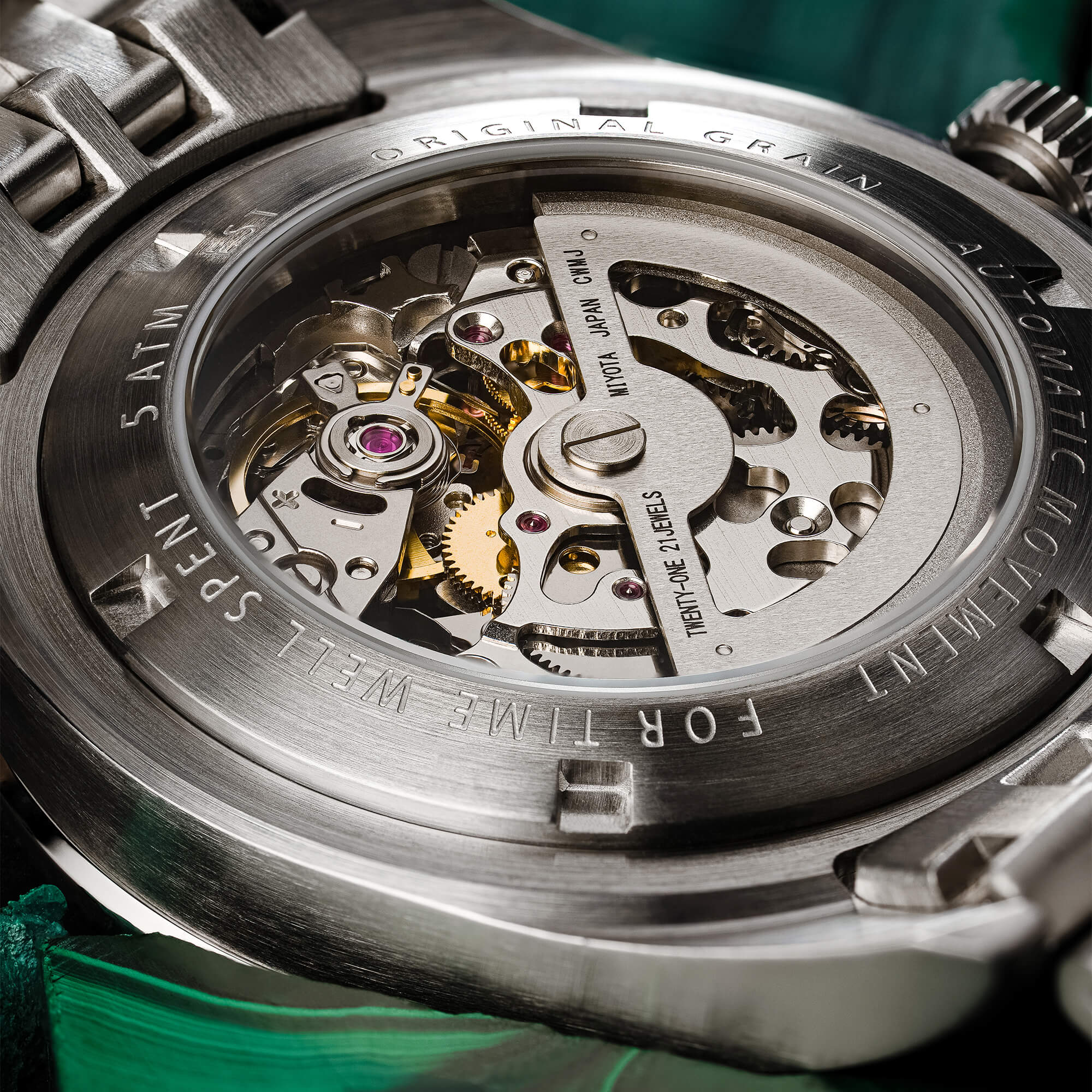 Malachite Silver Vintage Automatic 40mm - Image 6