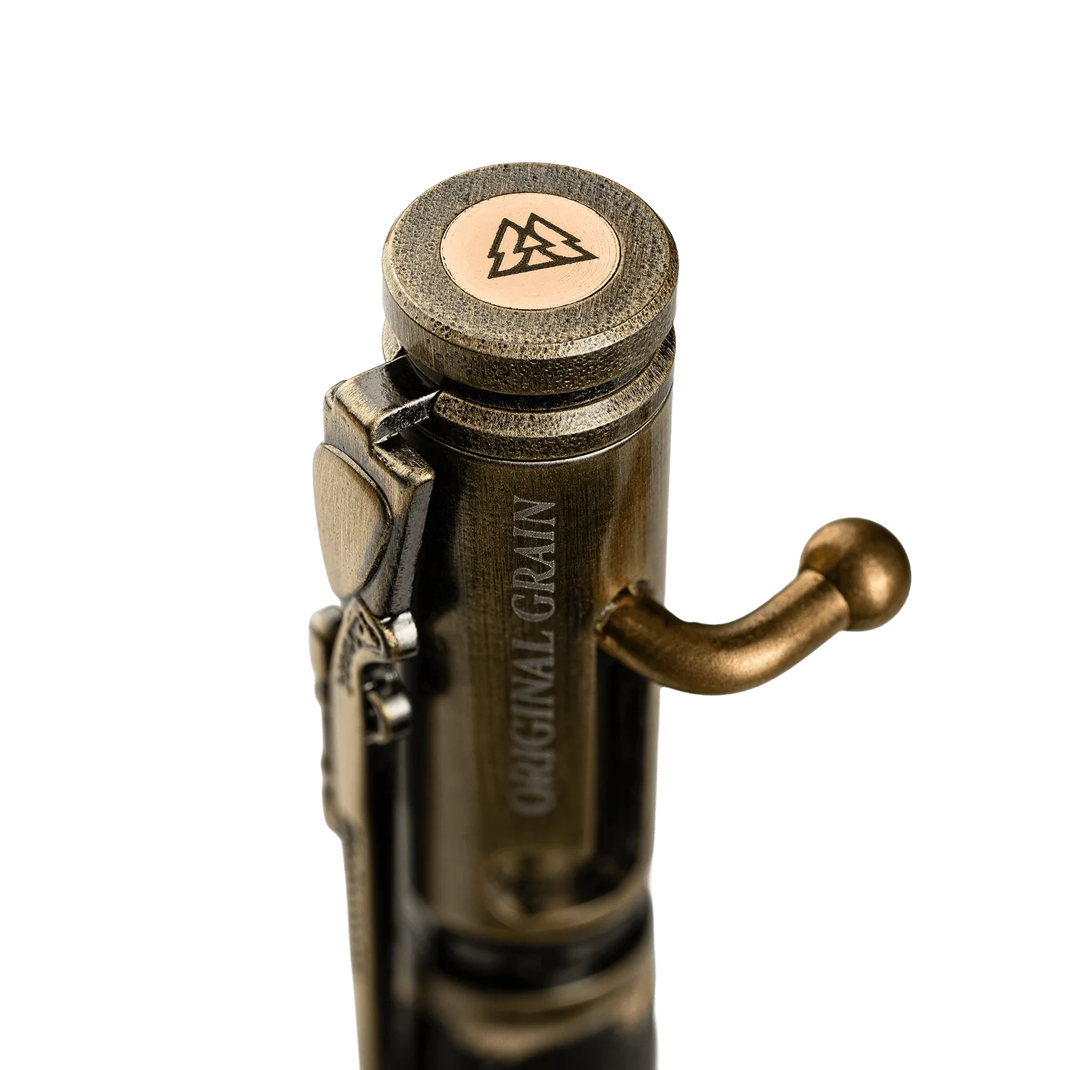 Military Brass Bolt-Action Pen - Image 3