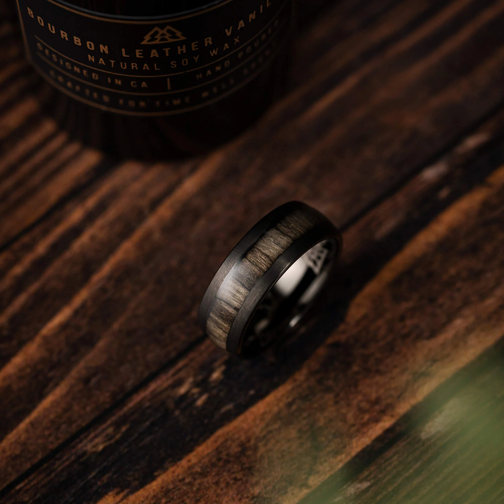 Military Gunmetal Single Barrel Ring - Image 4