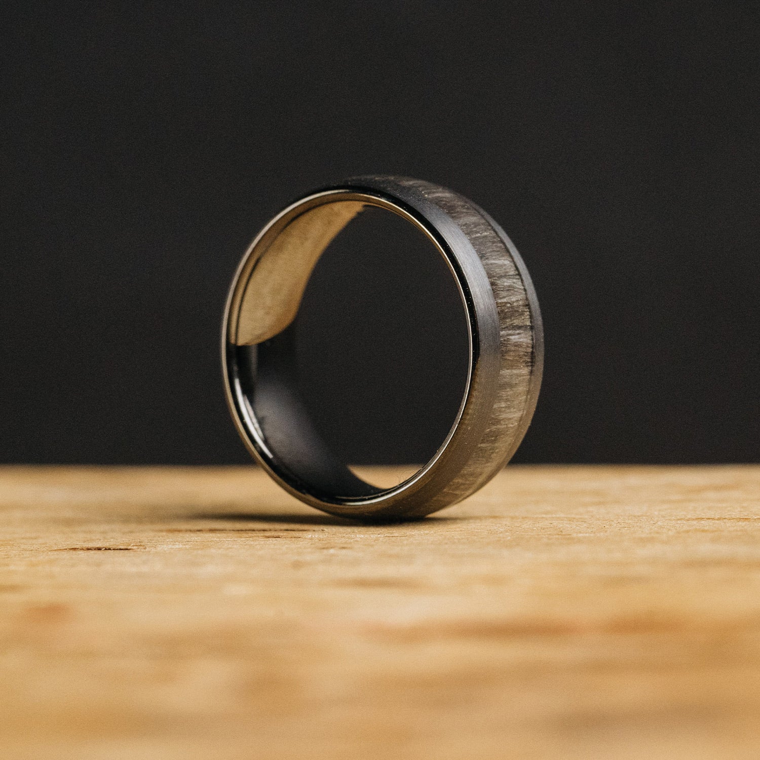Military Gunmetal Single Barrel Ring - Image 5