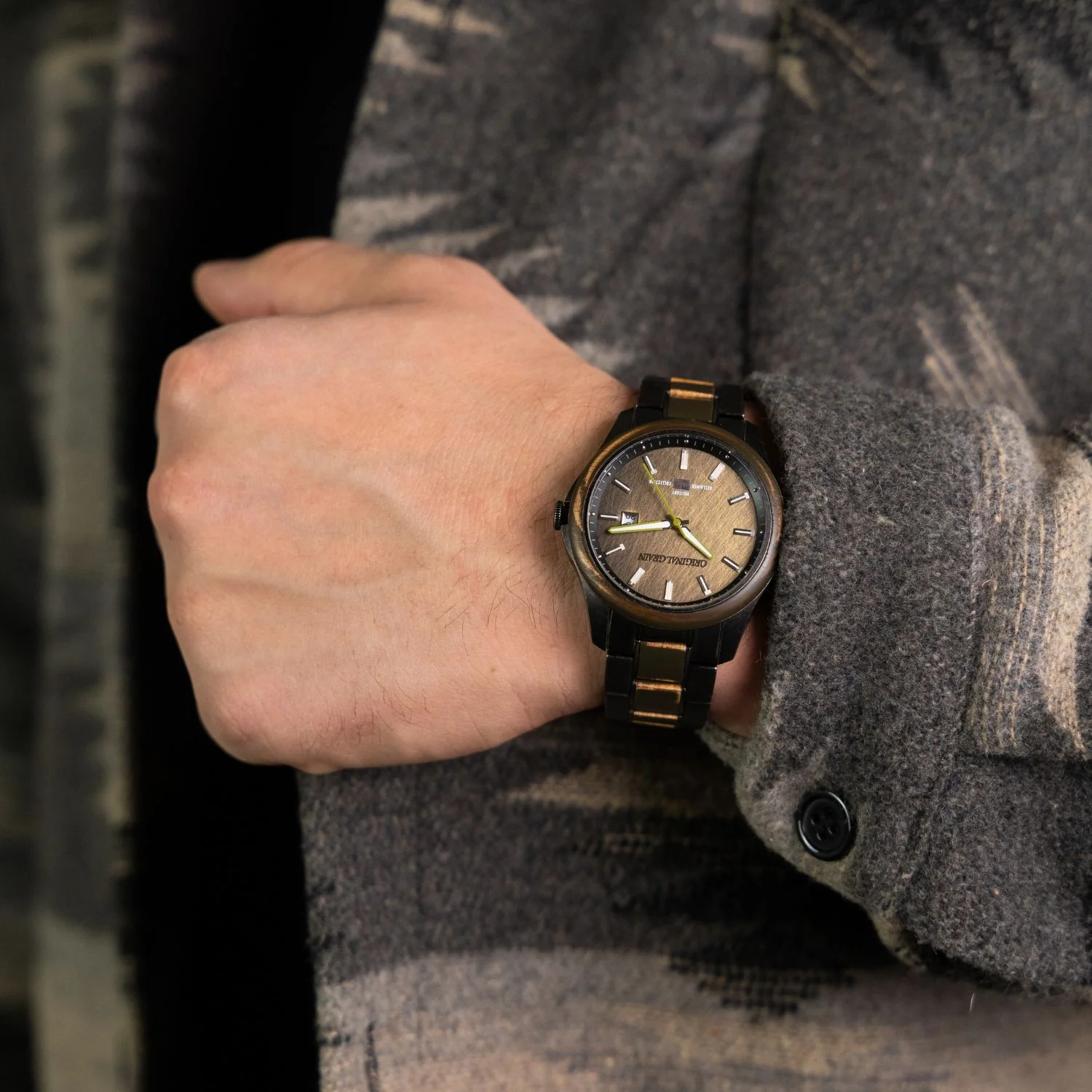 Military Stonewashed Classic 43mm - Image 3