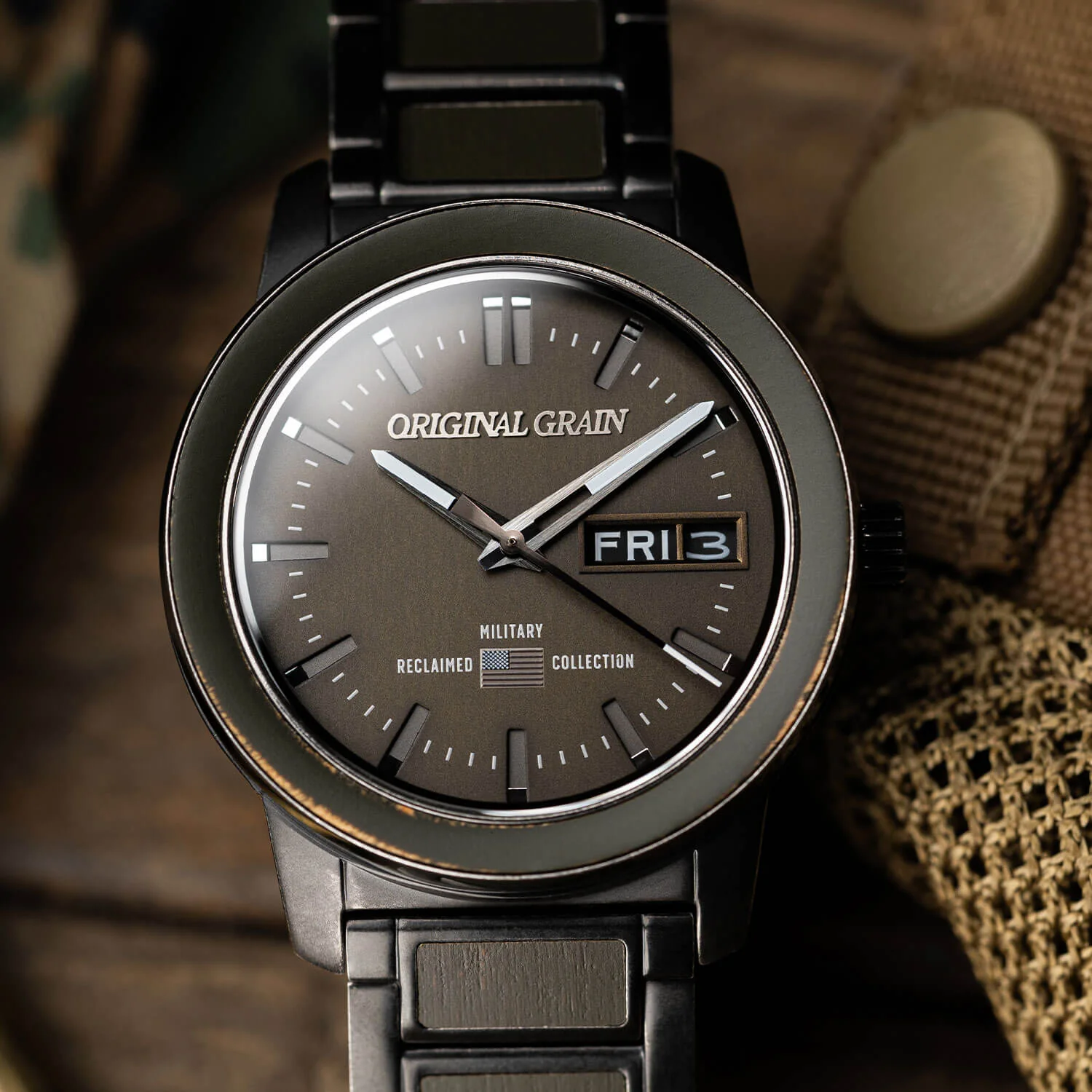 Military Stonewashed Steel Barrel 42mm - Image 3