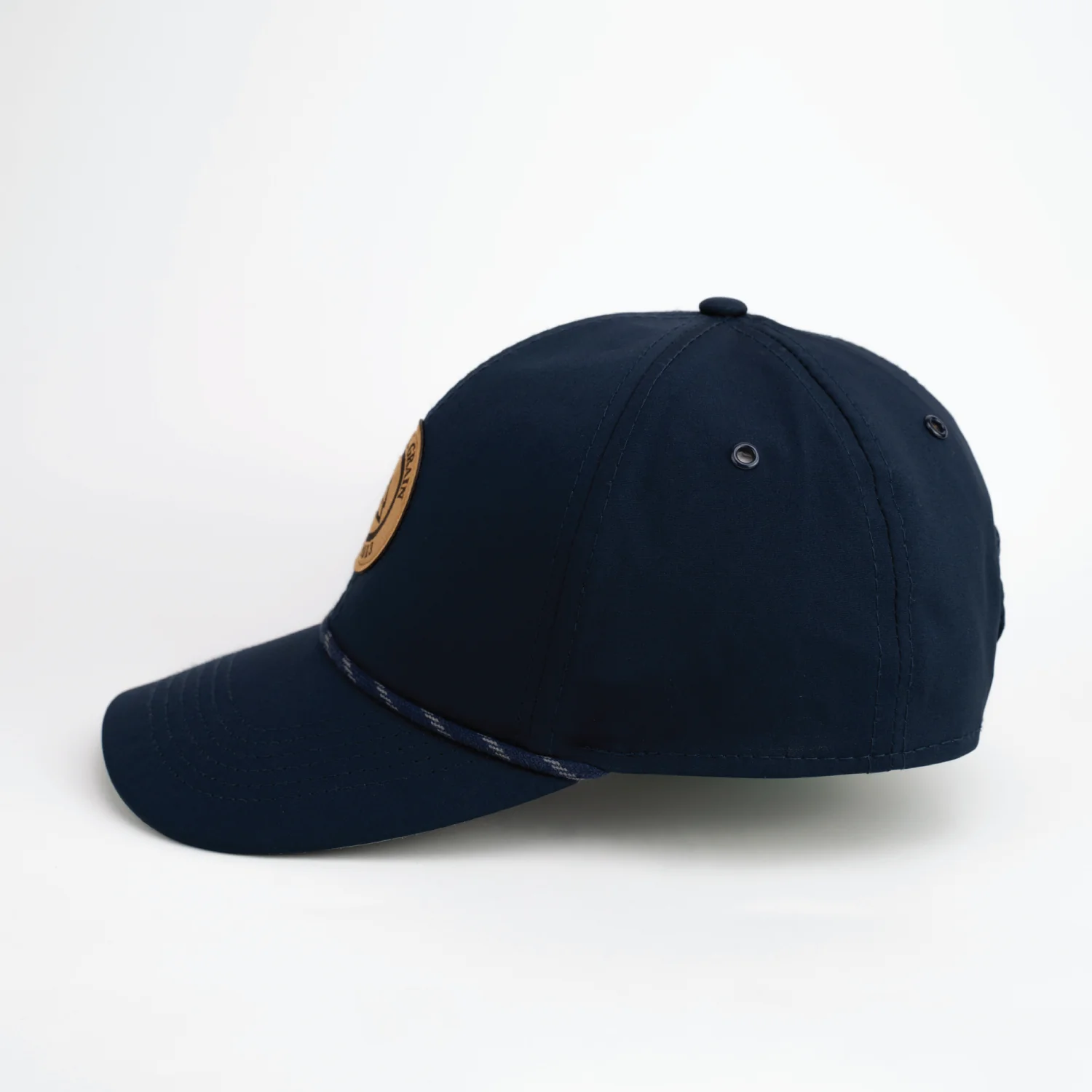 Navy & Tan Suede Original Grain Hat - Image 3