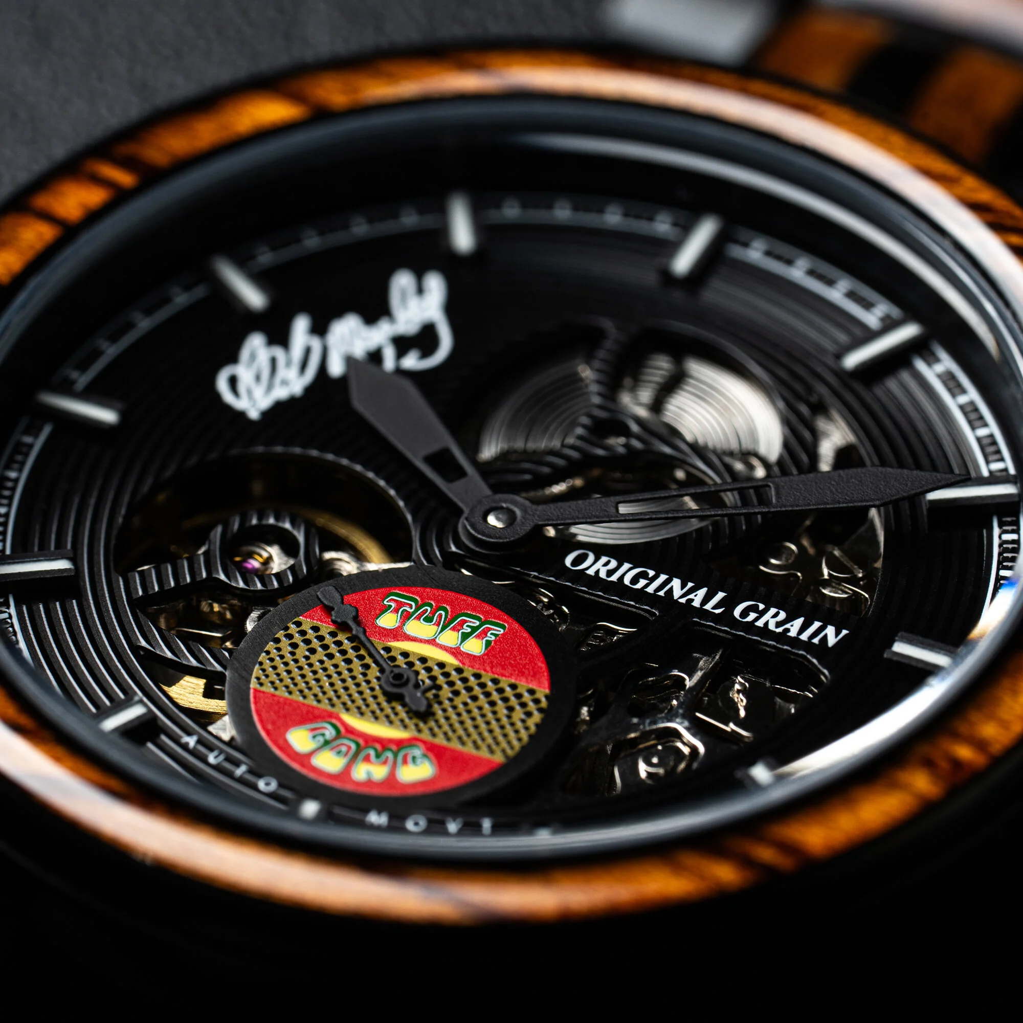 Palmwood Tuff Gong Skeleton 40mm - Image 5