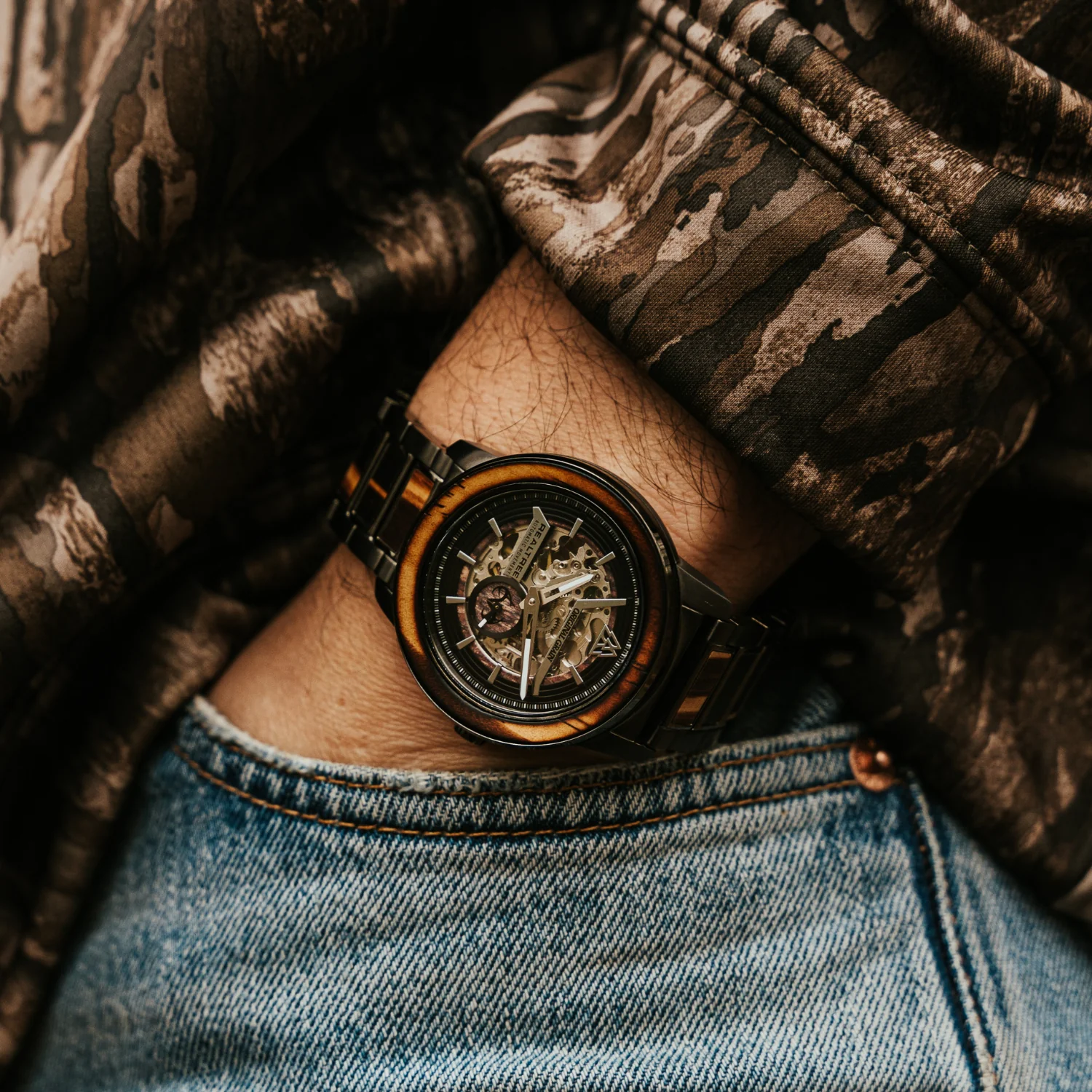 Realtree Charred Pine Barrel 44mm Automatic - Image 8
