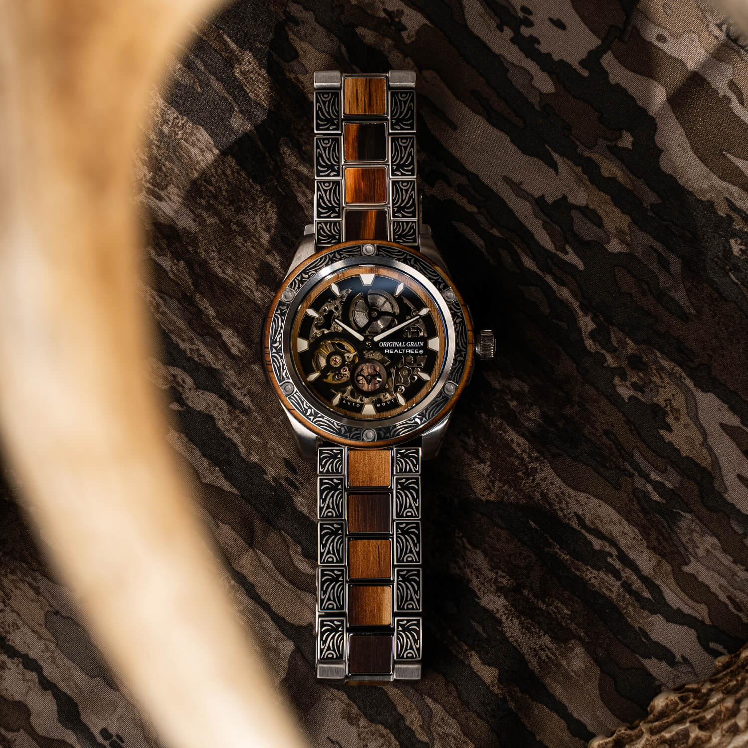 Realtree Charred Pine Rugged Automatic 45mm - Image 7