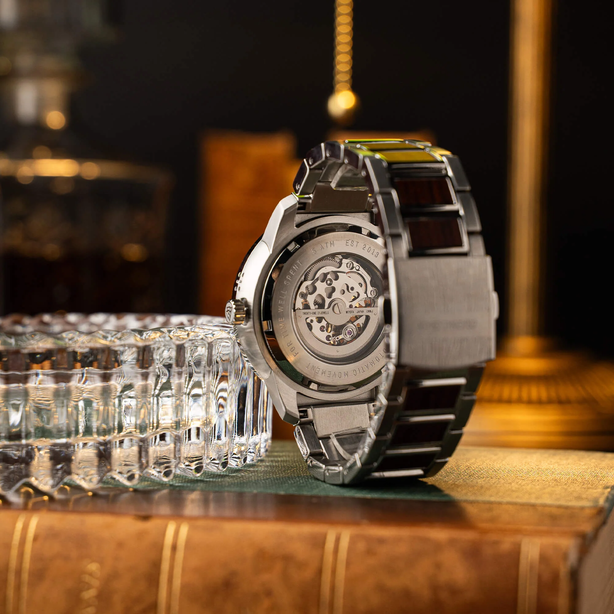 Rosewood Silver Barrel Automatic 46mm - Image 4