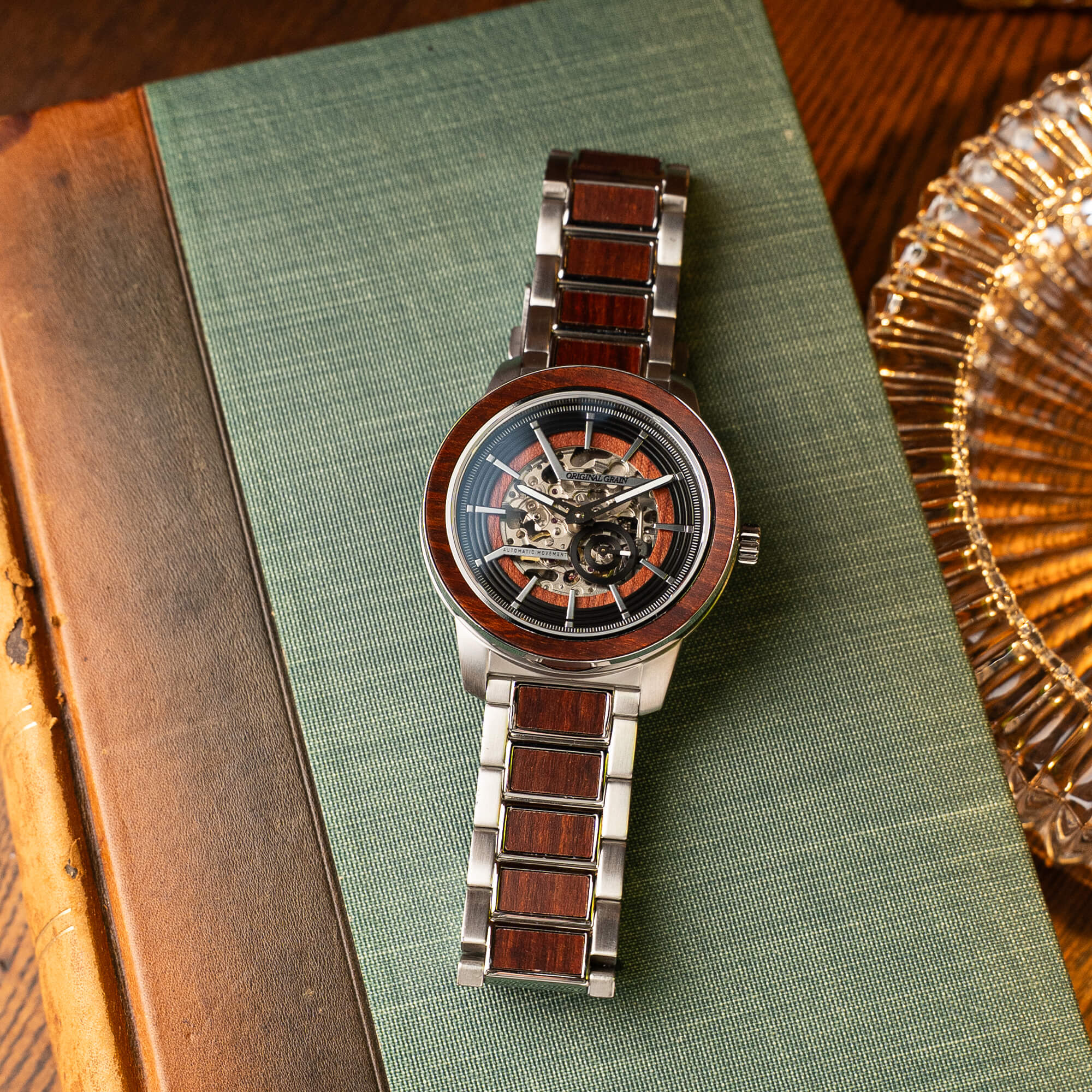 Rosewood Silver Barrel Automatic 46mm - Image 5