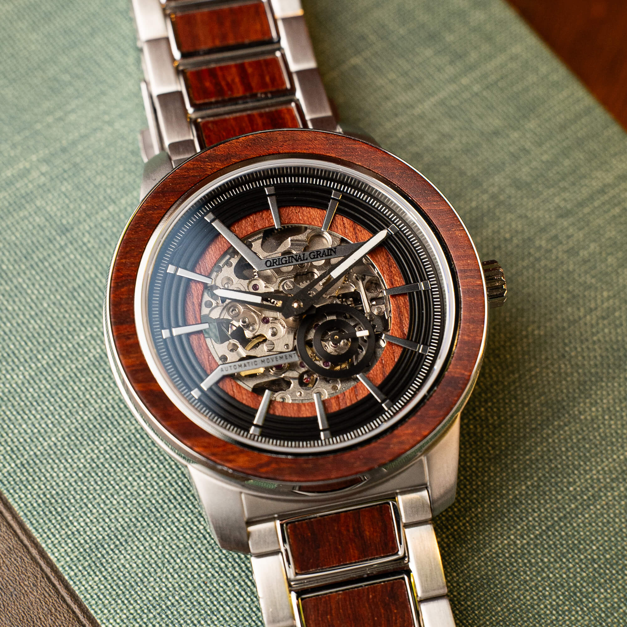 Rosewood Silver Barrel Automatic 46mm - Image 6