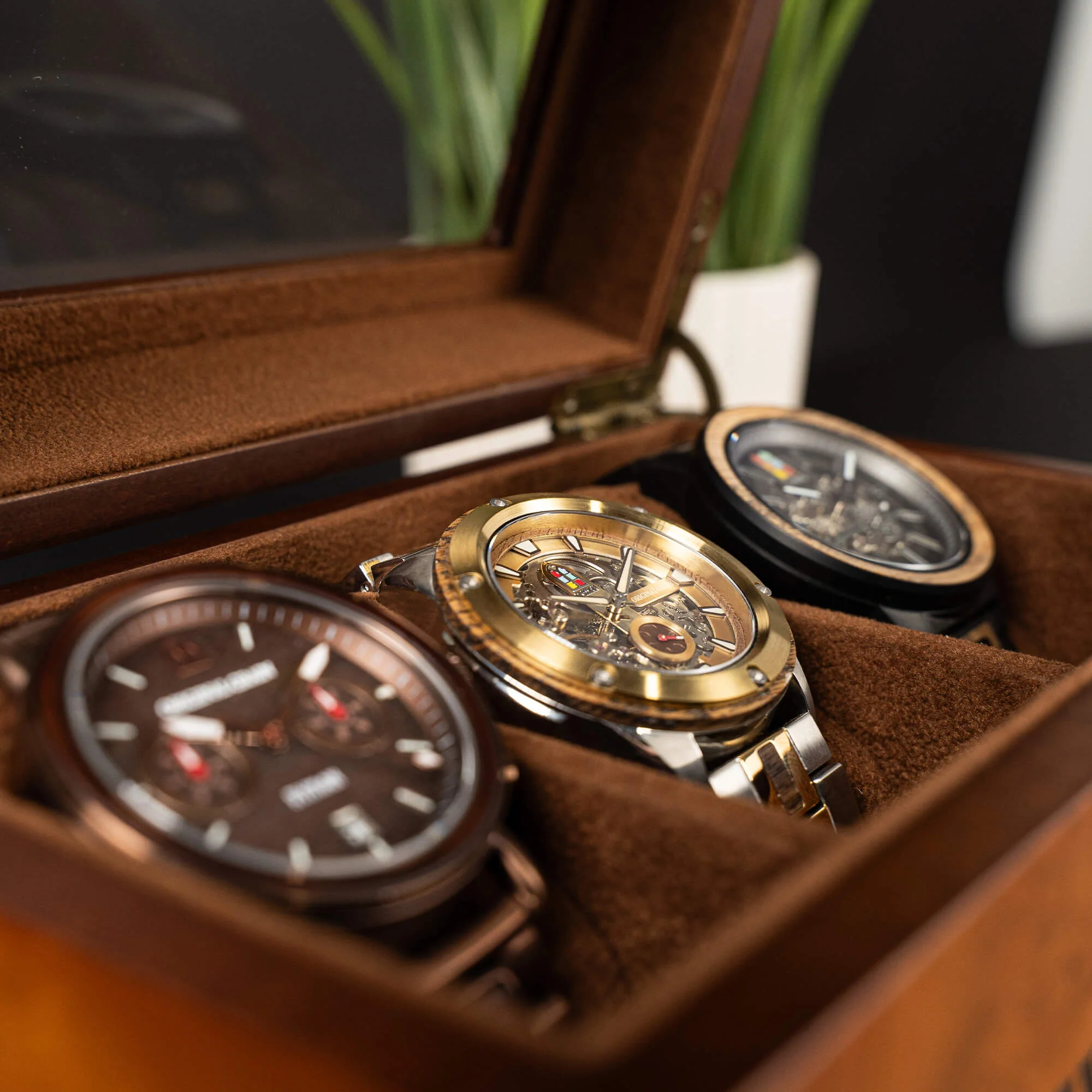 Ryman Burlwood 3 Watch Holder - Image 4