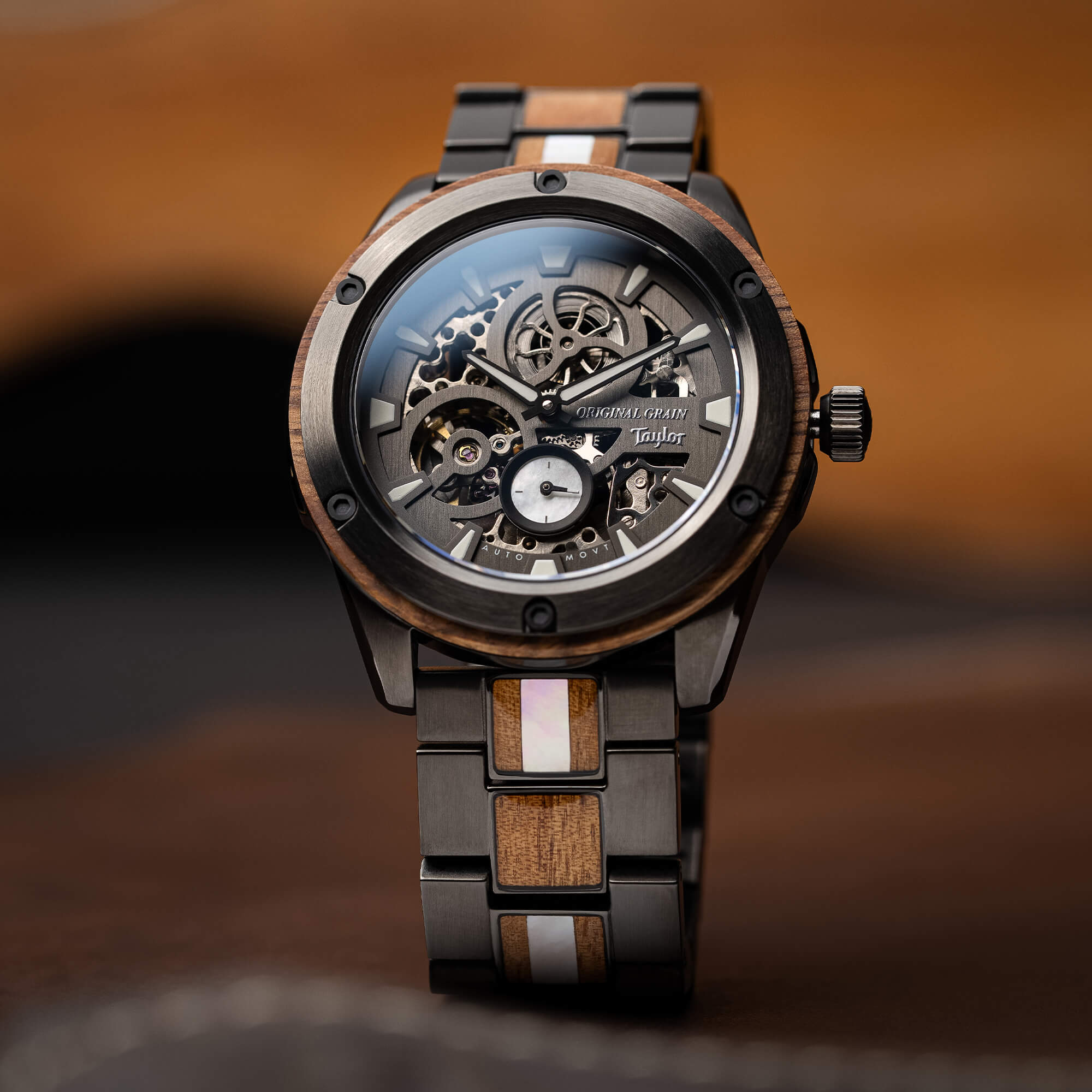 Taylor Guitars Gunmetal Koa Rugged Automatic 44mm - Image 3