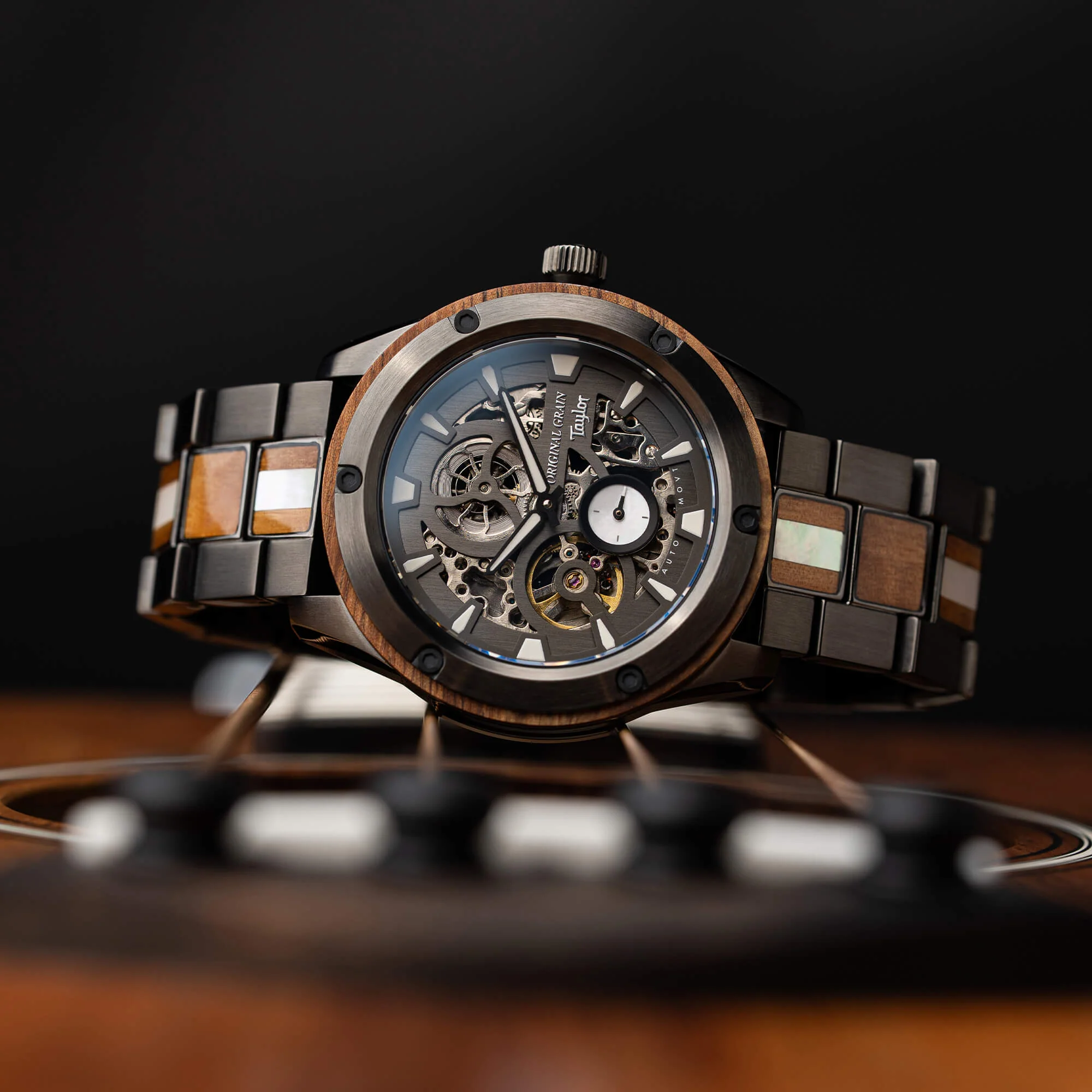Taylor Guitars Gunmetal Koa Rugged Automatic 44mm - Image 8