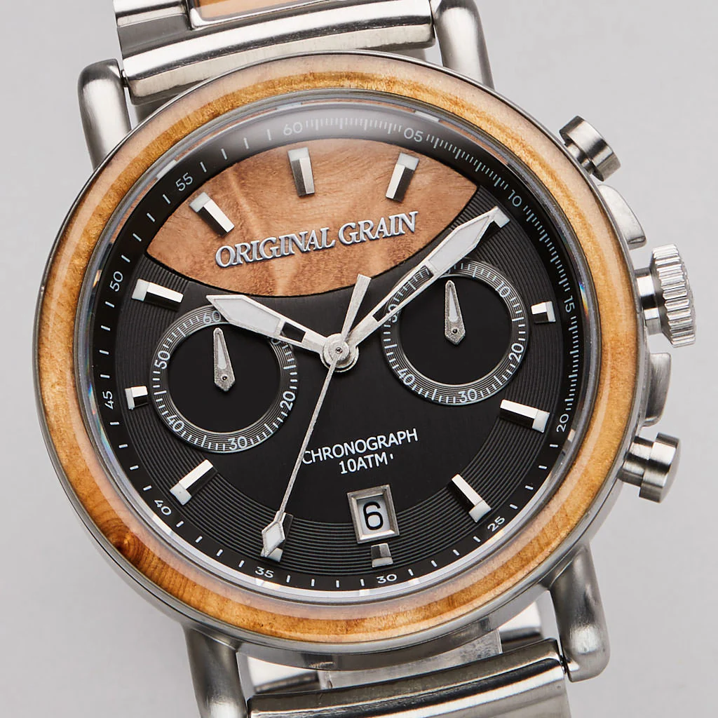Burlwood Silver Chrono 44mm - Image 5