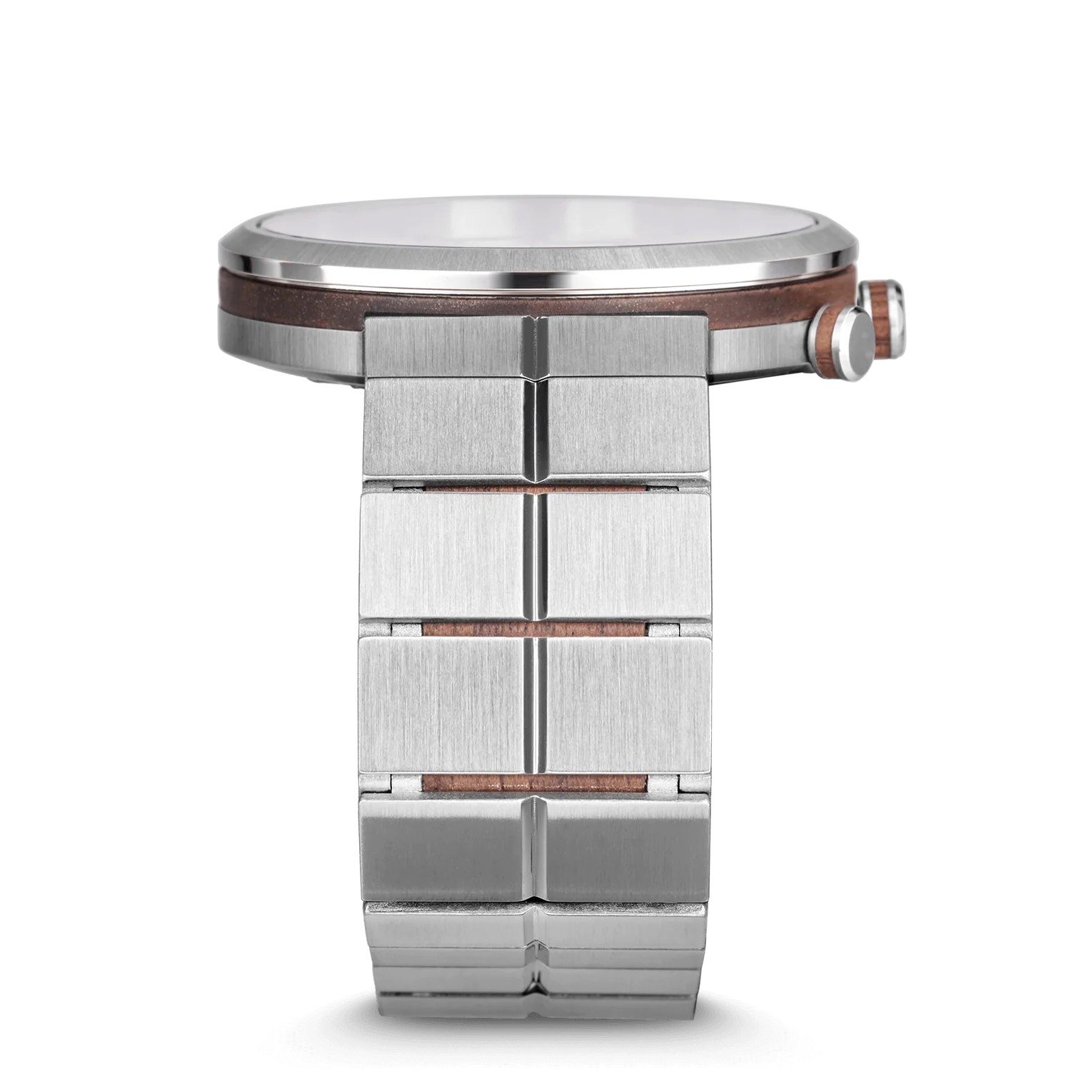 Walnut Silver Sport Minmal 43mm - Image 4