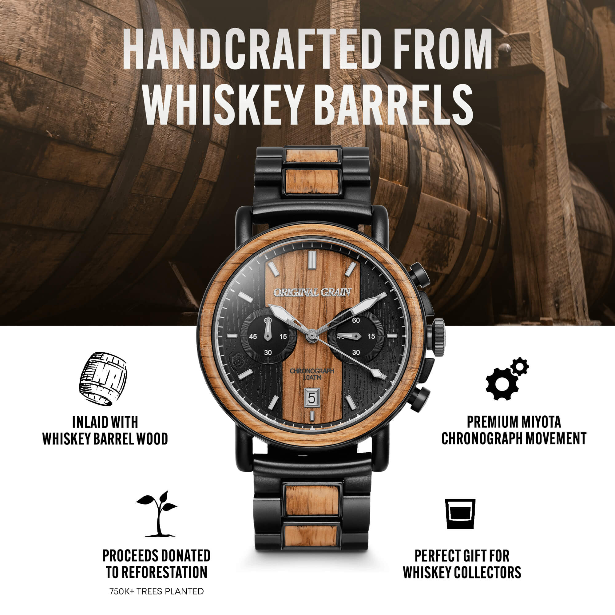 Whiskey Black Chrono 44mm - Image 3