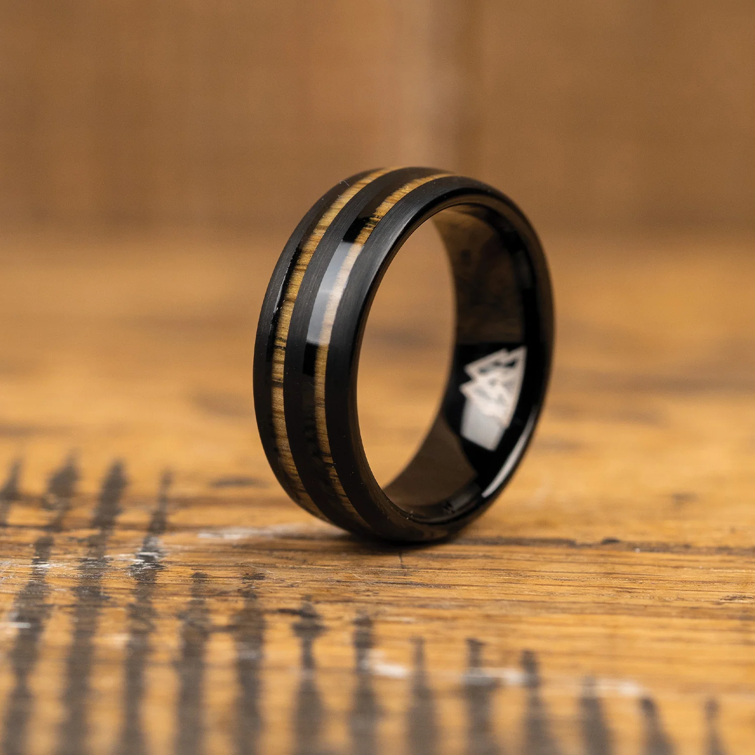 Whiskey Black Double Barrel Ring - Image 3